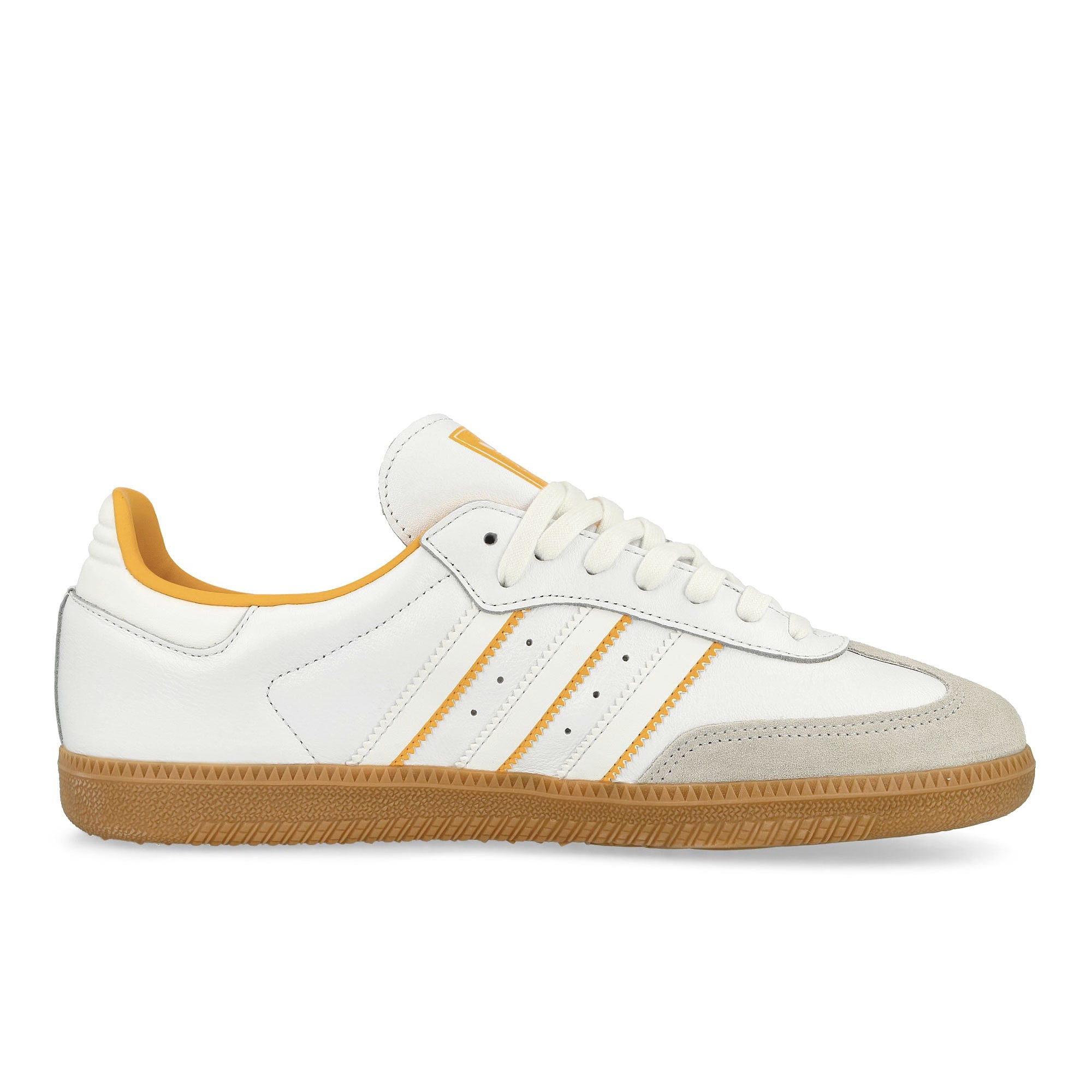 adidas Samba OG Footwear White / Crystal White / Crew Yellow Low Top Sneakers Silhouette | Overkill