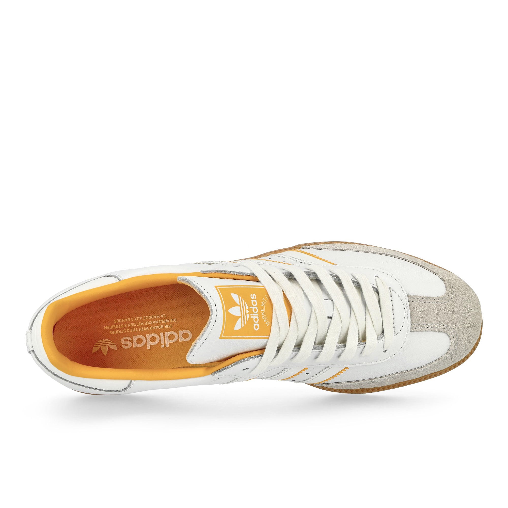 adidas Samba OG Footwear White / Crystal White / Crew Yellow Low Top Sneakers Detailfoto | Overkill