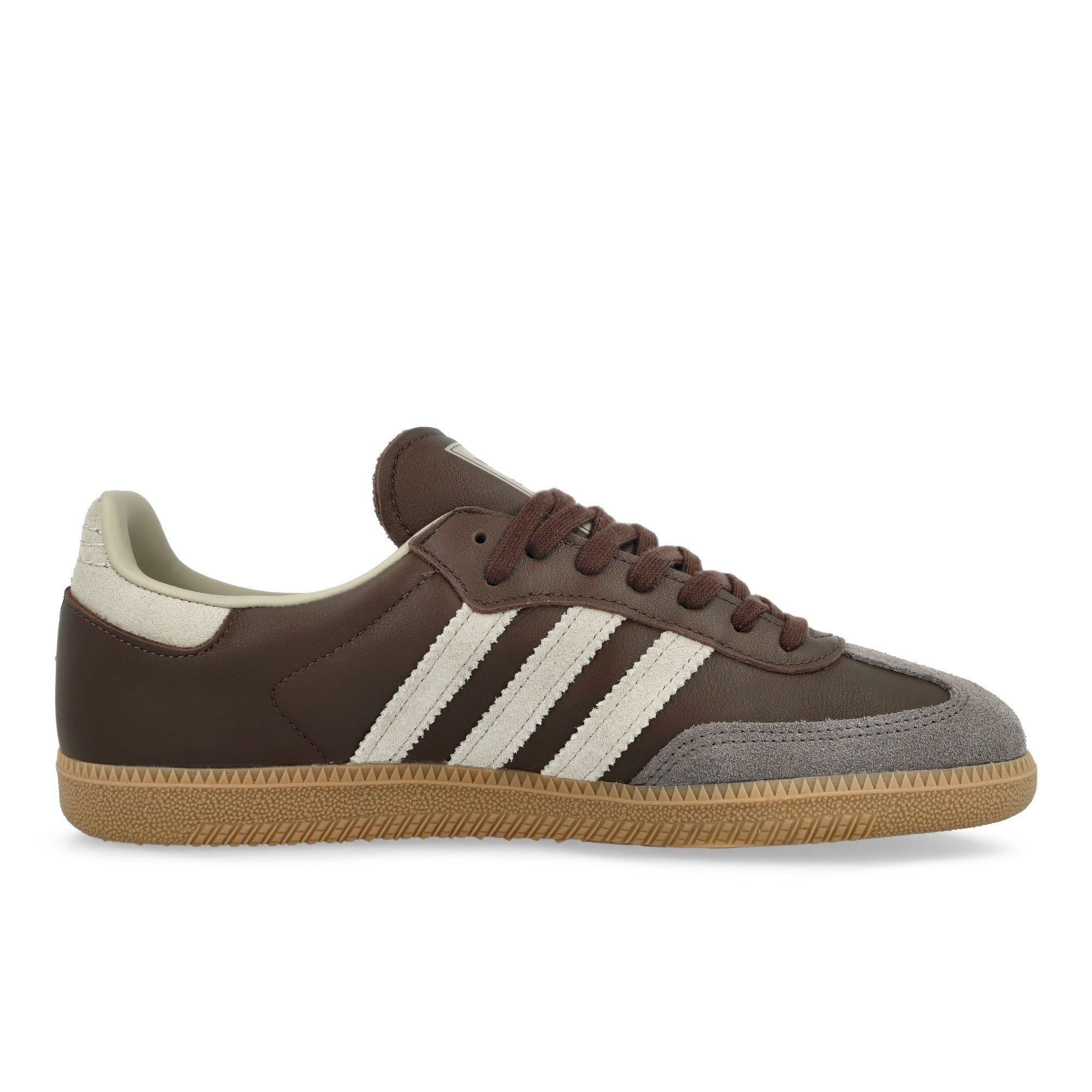 adidas Samba OG Brown / Putty Grey / Gold Metallic Low Top Sneakers Silhouette | Overkill