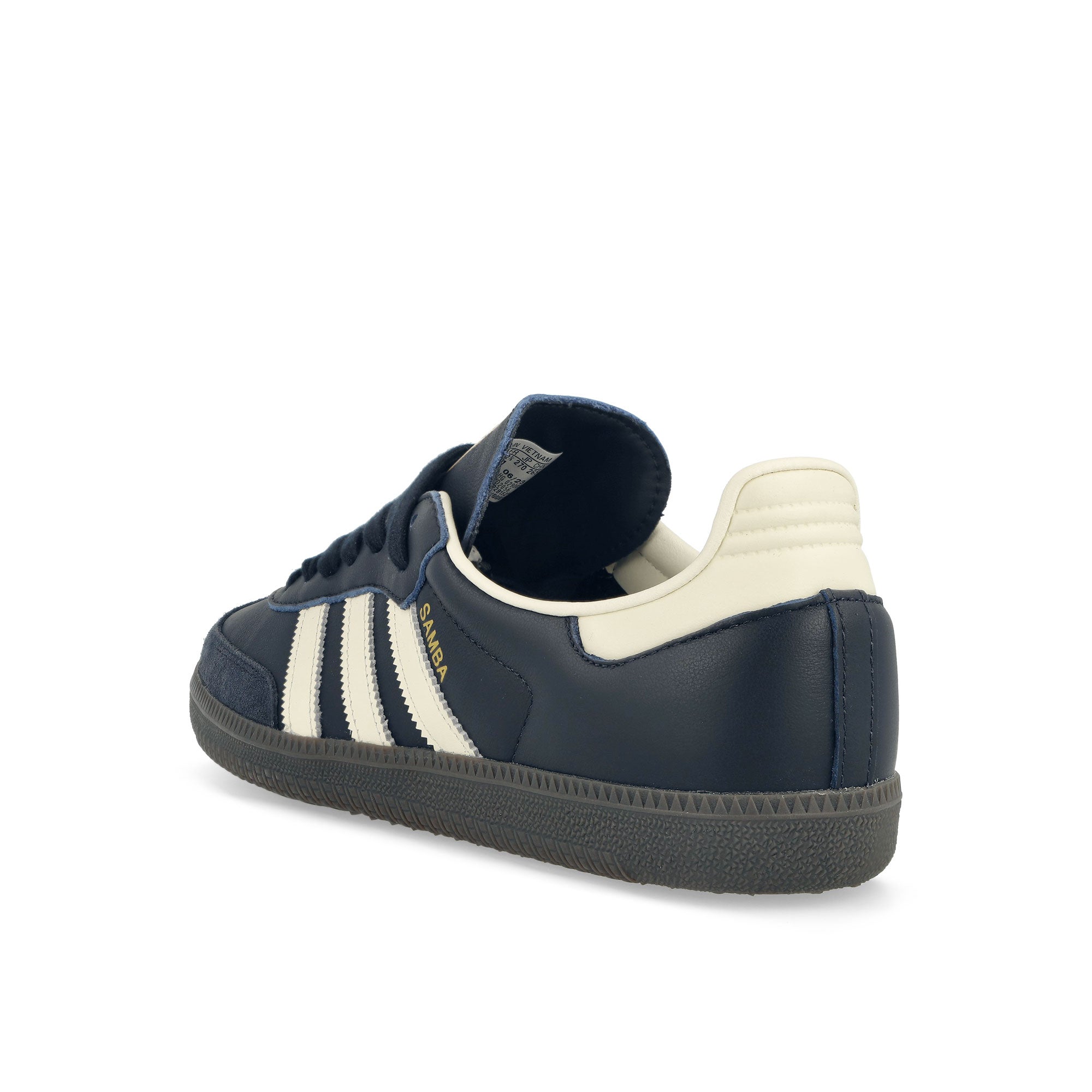 adidas Samba OG Night Navy / Cream White / Gum Low Top Sneakers Material | Overkill