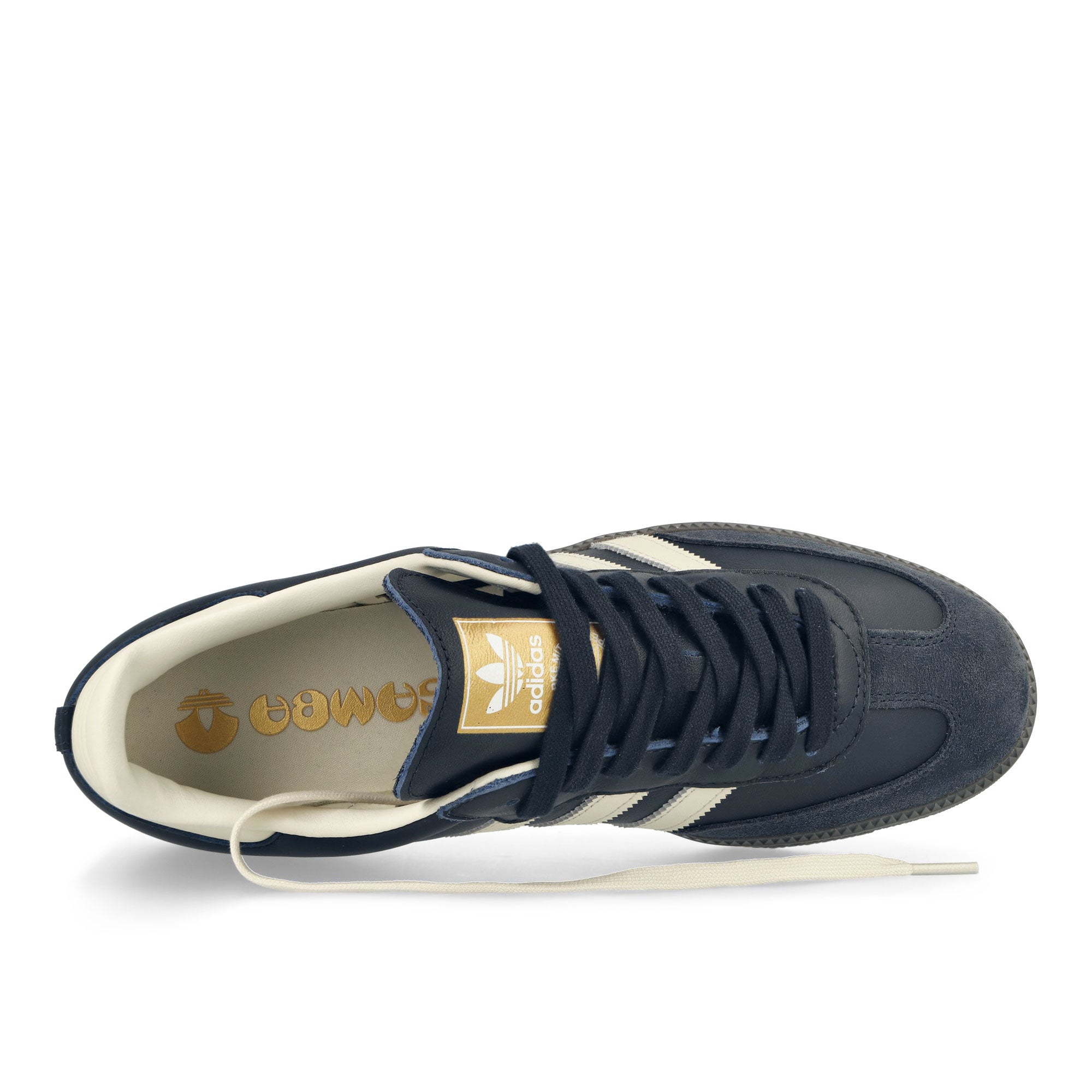 adidas Samba OG Night Navy / Cream White / Gum Low Top Sneakers Detailfoto | Overkill