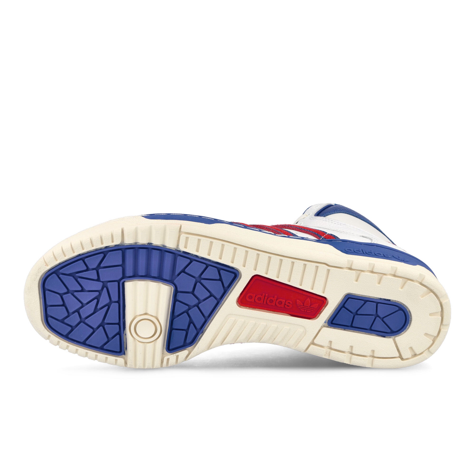 adidas Conductor Hi Footwear White / Royal Blue / Chalk White High Top Sneakers Detail View 1 | Overkill