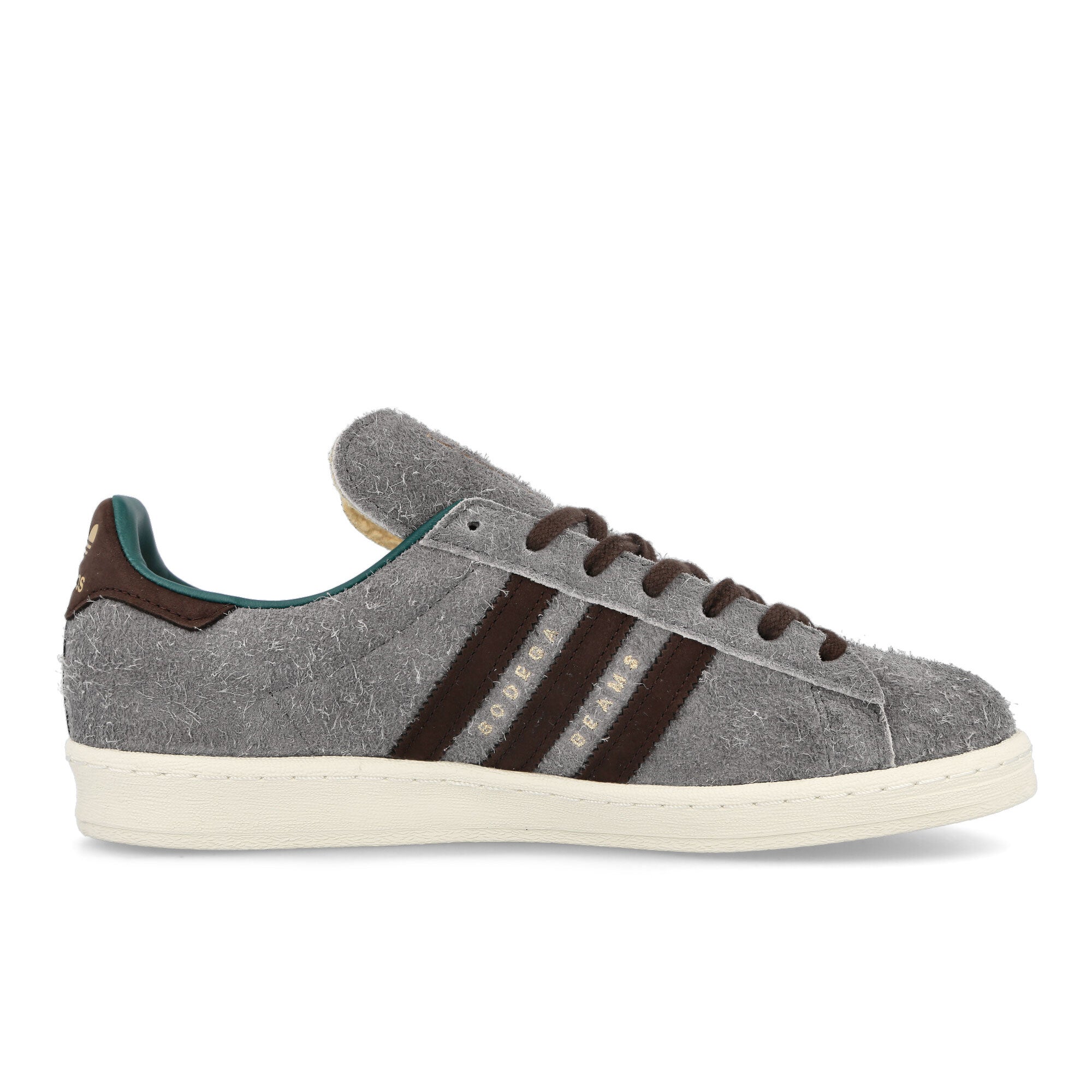 adidas Campus Grey Four-Off White-Collegiate Green Low Top Sneakers Silhouette | Overkill