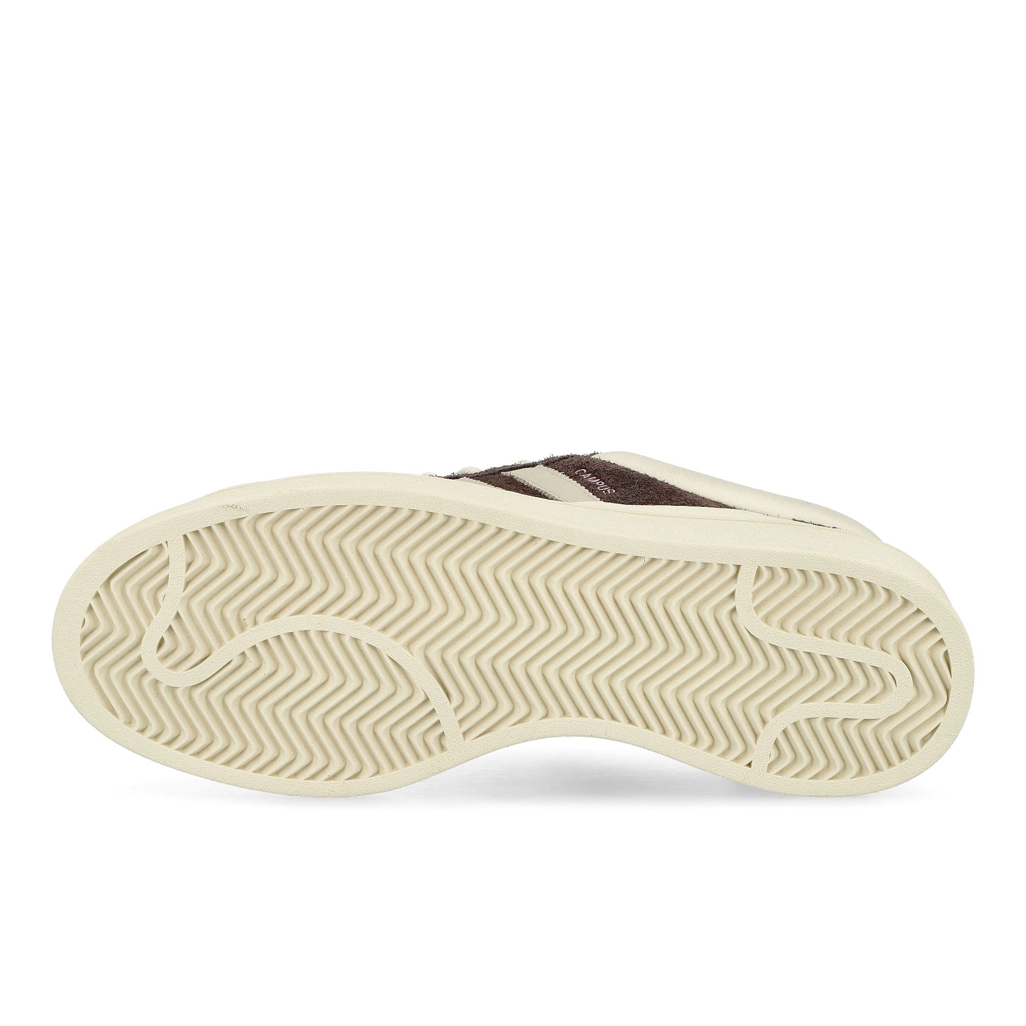 adidas Bad Bunny x adidas Campus Deep Brown / Chalk White / Cream White Low Top Sneakers Detail View 2 | Overkill