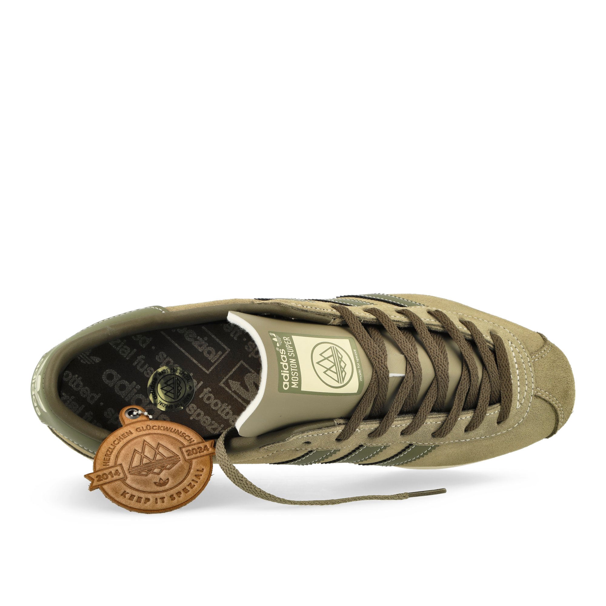 adidas Mosten Super SPZL Cargo / Foc Olive / Trace Olive Low Top Sneakers Detailfoto | Overkill