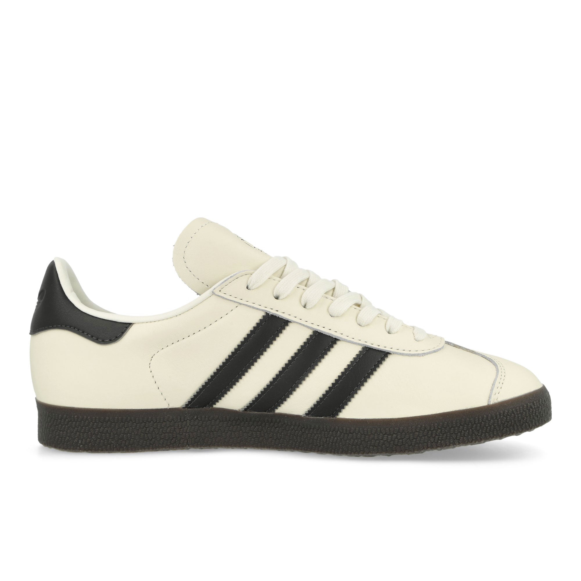 adidas Gazelle Off White / Utility Black / Gum 5 Low Top Sneakers Silhouette | Overkill