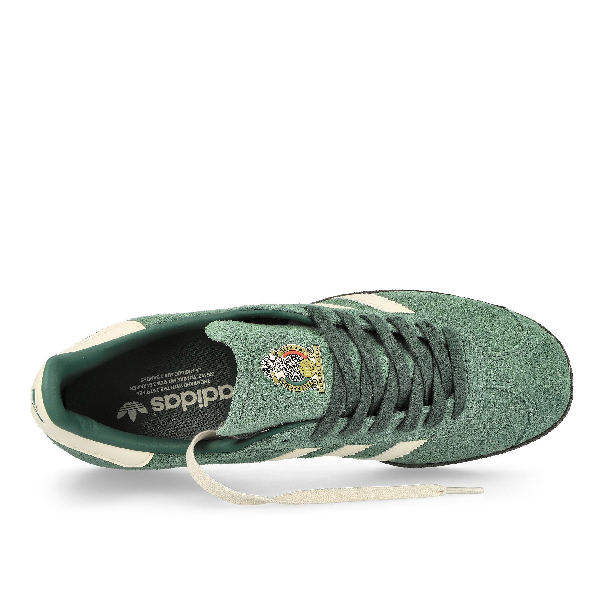 adidas Gazelle Green Oxide / Wonder White / Gum Low Top Sneakers Detailfoto | Overkill