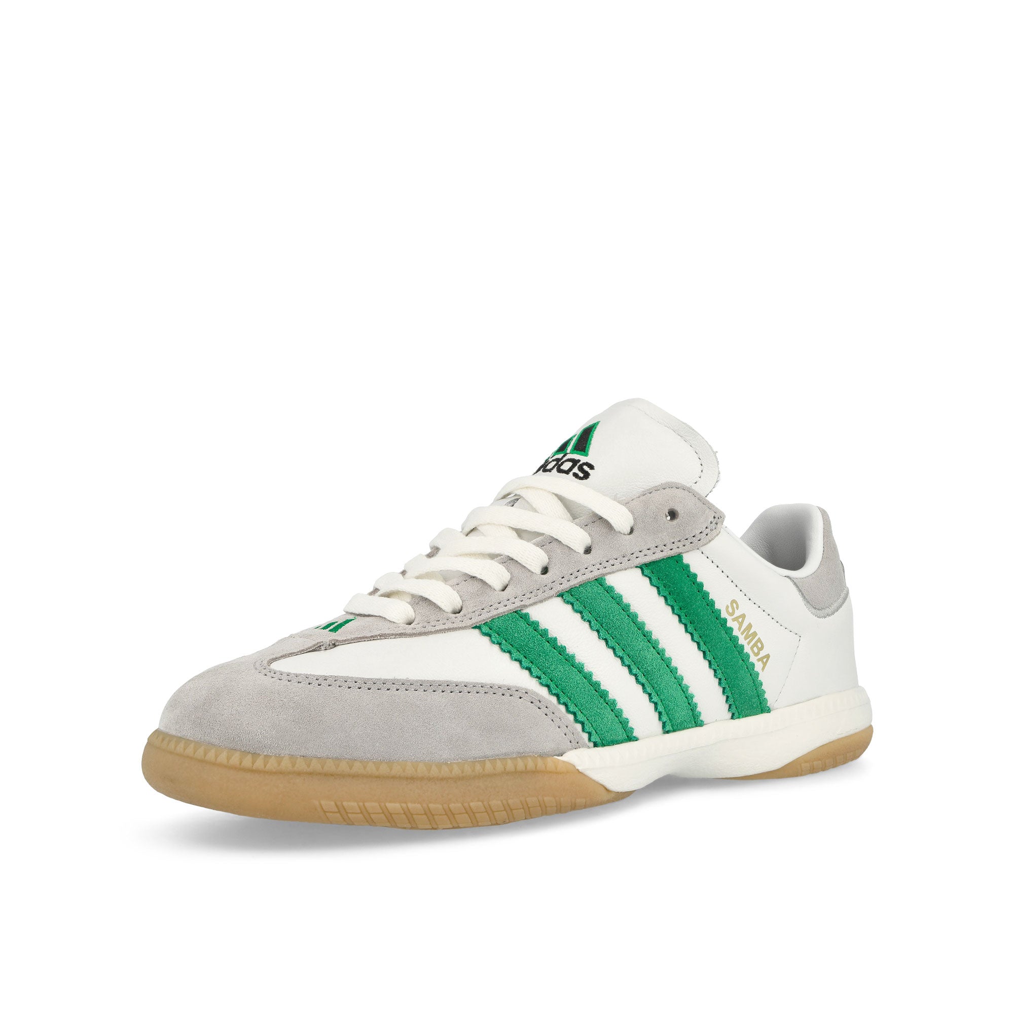 adidas Samba Millenium Footwear White / Green / Gum 3 Low Top Sneakers Close Up | Overkill