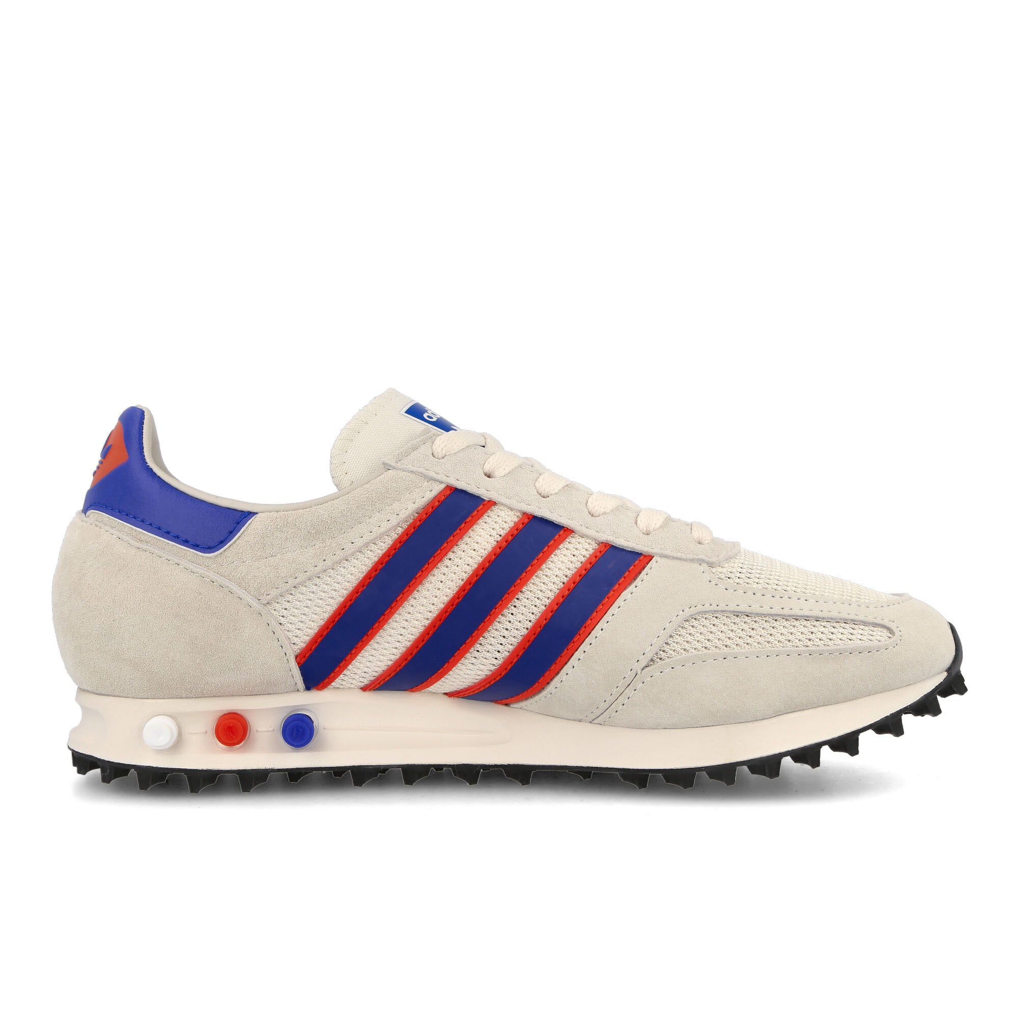 adidas LA Trainer S Chalk White-Royal Blue-Bright Red Low Top Sneakers Silhouette | Overkill