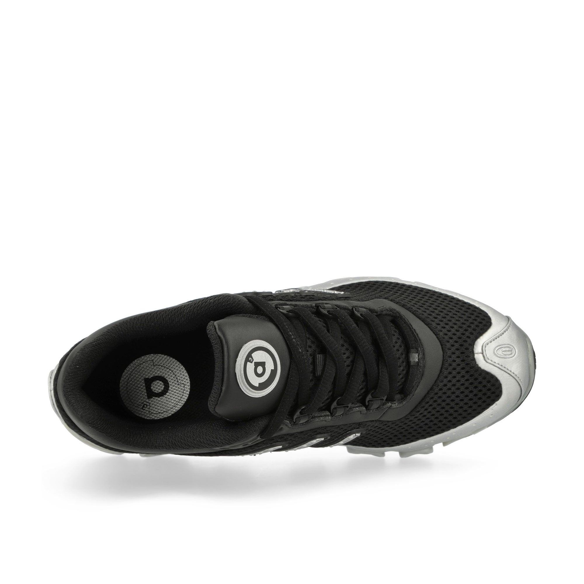 adidas Megaride W Core Black / Silver Metallic / Core Black Low Top Sneakers Detailfoto | Overkill