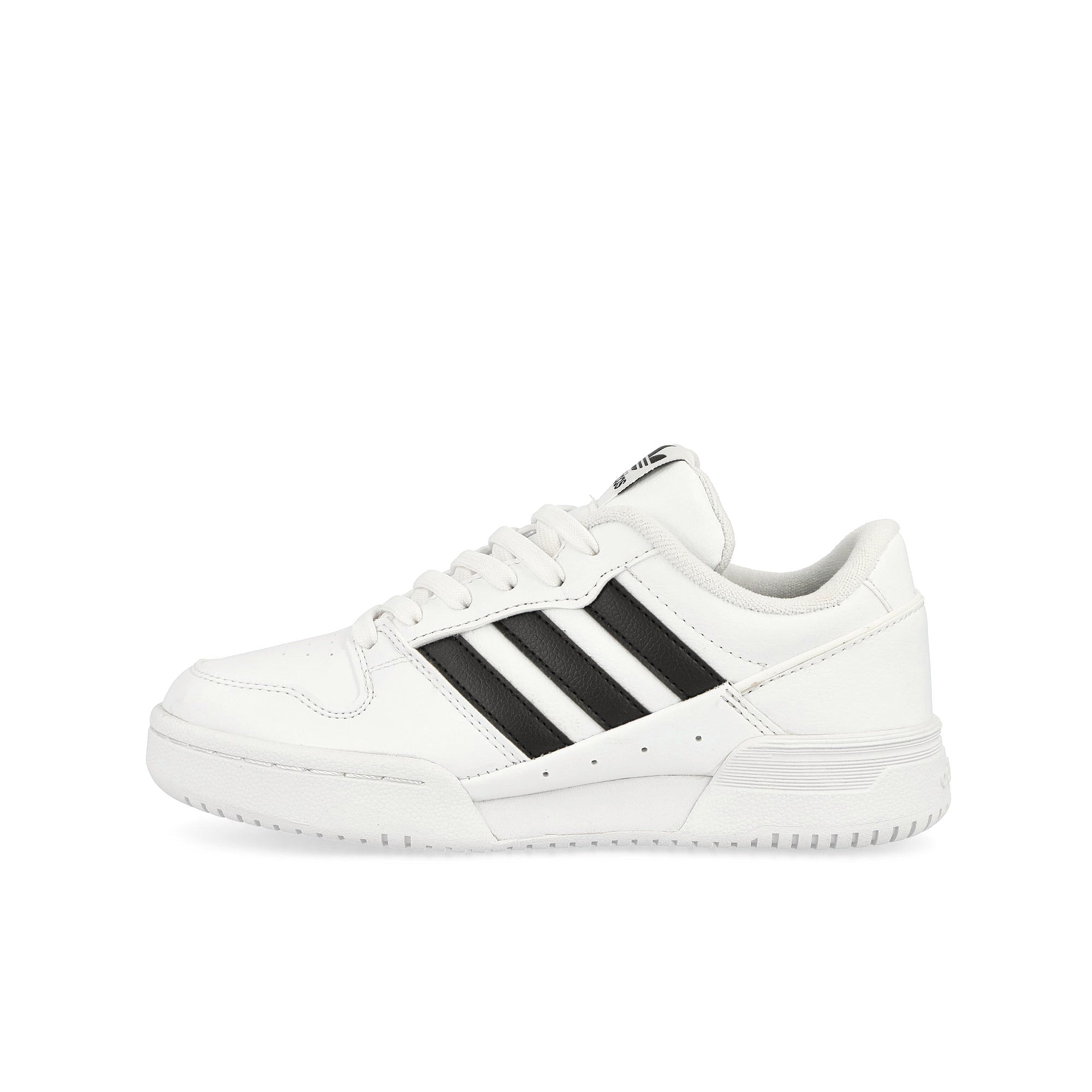 adidas Team Court 2 STR J Footwear White / Core Black / Footwear White Low Top Sneakers ID6631 | Overkill