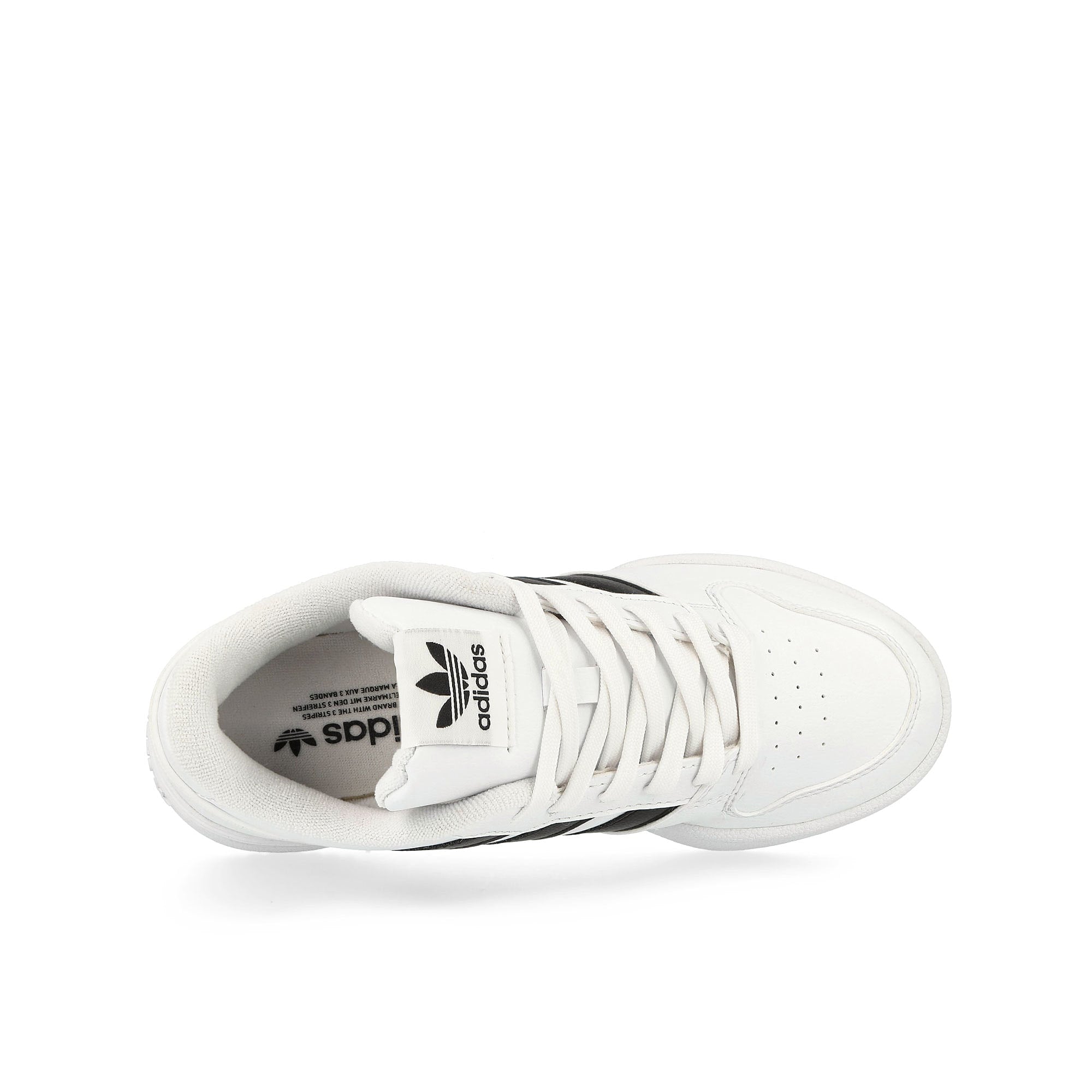 adidas Team Court 2 STR J Footwear White / Core Black / Footwear White Low Top Sneakers Detailfoto | Overkill