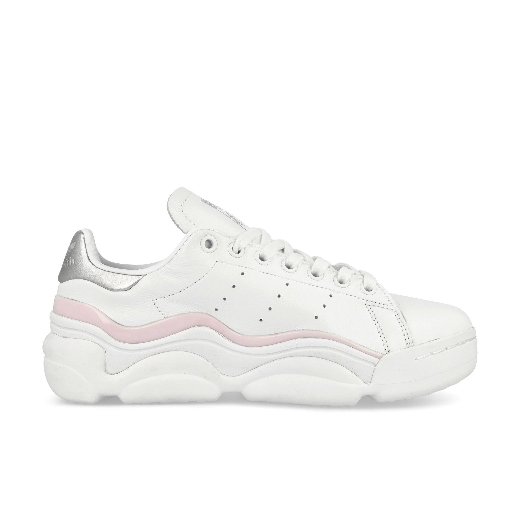 adidas Stan Smith Millencon W Cloud White / Clear Pink / Silver Metallic Low Top Sneakers Silhouette | Overkill