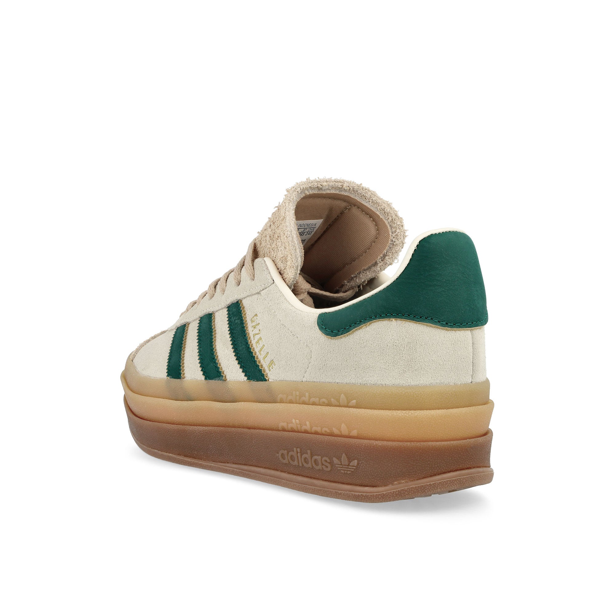 adidas Gazelle Bold W Cream White / Collegiate Green / Magic Beige Low Top Sneakers Material | Overkill