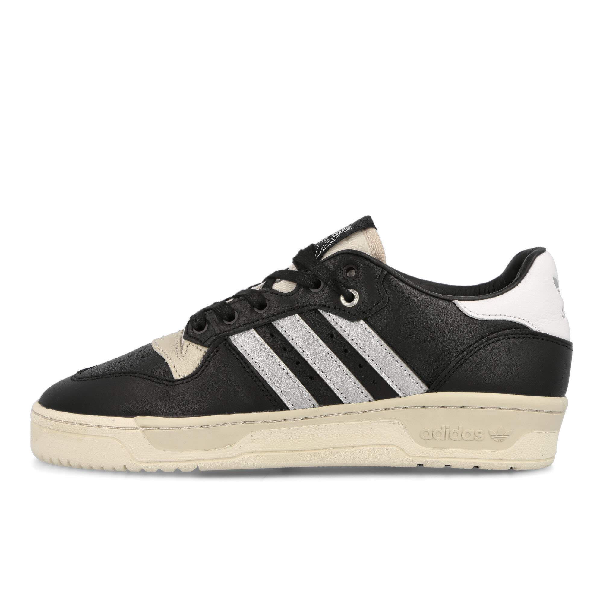 adidas Rivalry Low Consortium Core Black-Silver Metallic-Grey One Low Top Sneakers ID7389 | Overkill