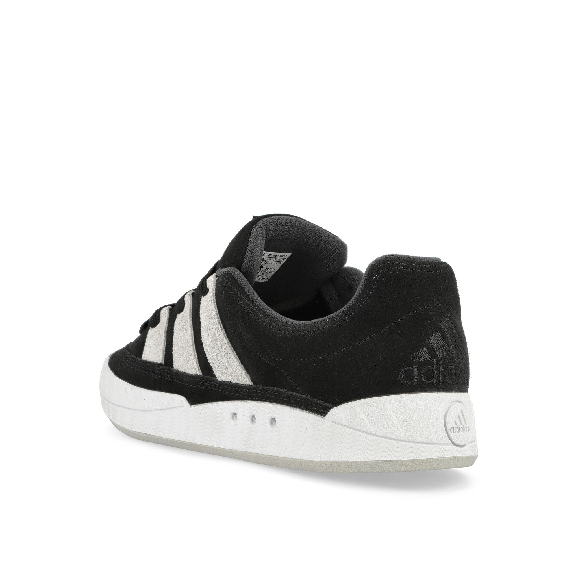adidas Adimatic Core Black / Crystal White / Carbon Low Top Sneakers Material | Overkill