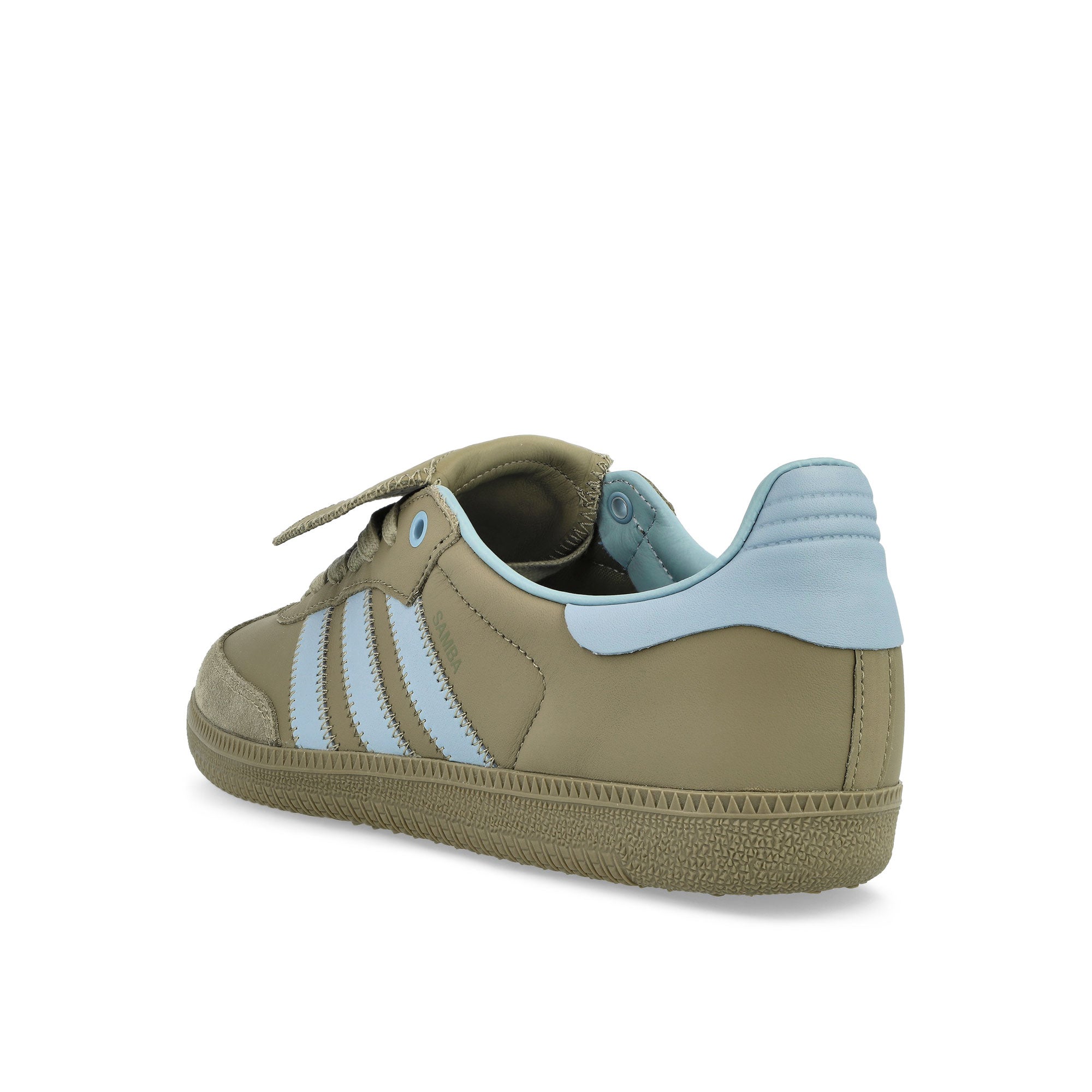 adidas Samba Orbit Green / Ash Grey / Ash Grey Low Top Sneakers Material | Overkill
