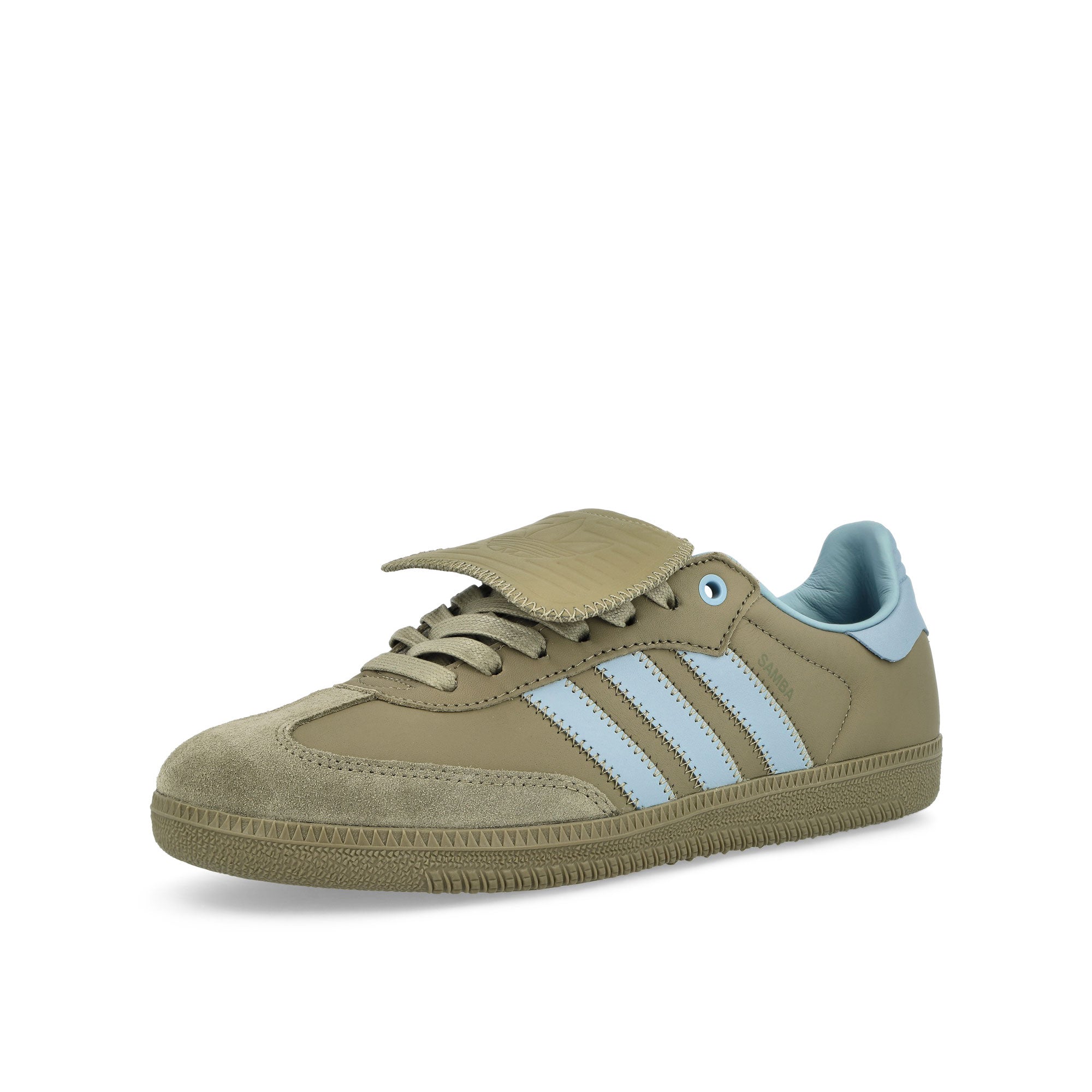 adidas Samba Orbit Green / Ash Grey / Ash Grey Low Top Sneakers Close Up | Overkill
