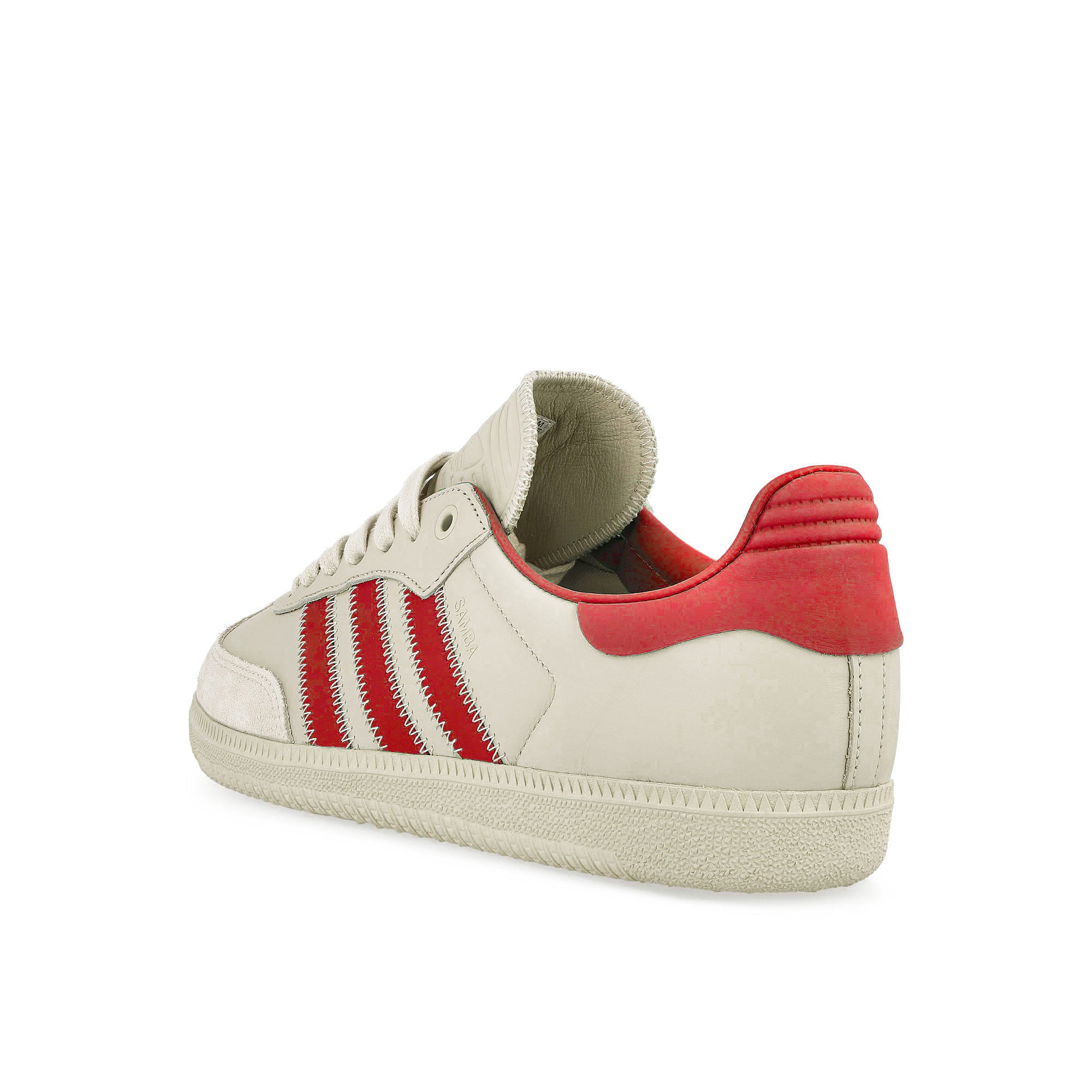 adidas Samba Glory Red / Aluminum / Aluminum Low Top Sneakers Material | Overkill