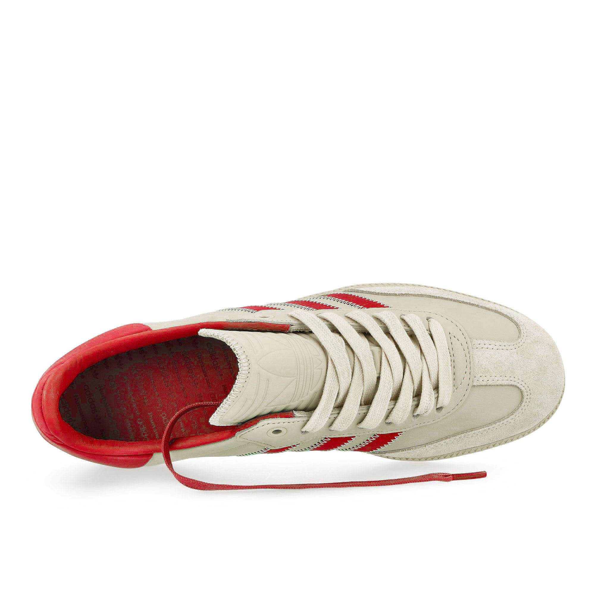 adidas Samba Glory Red / Aluminum / Aluminum Low Top Sneakers Detailfoto | Overkill