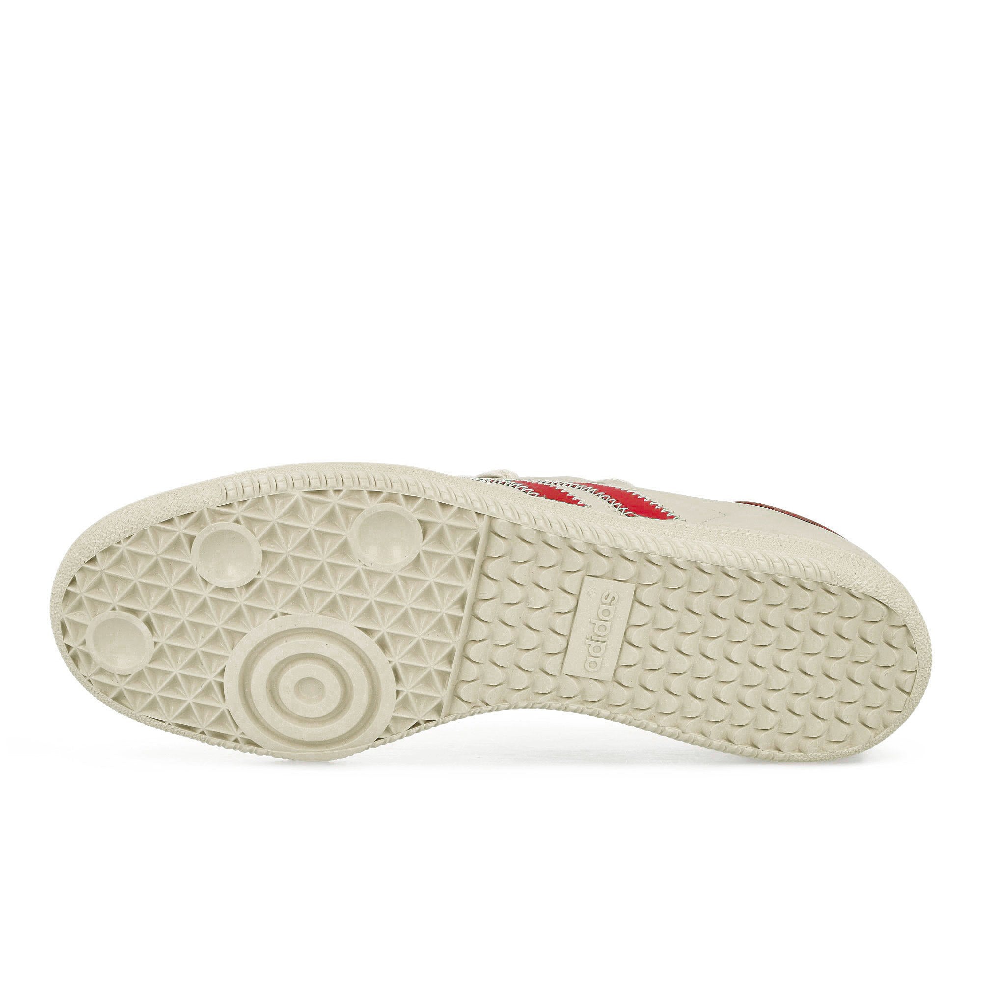 adidas Samba Glory Red / Aluminum / Aluminum Low Top Sneakers Detail View 1 | Overkill