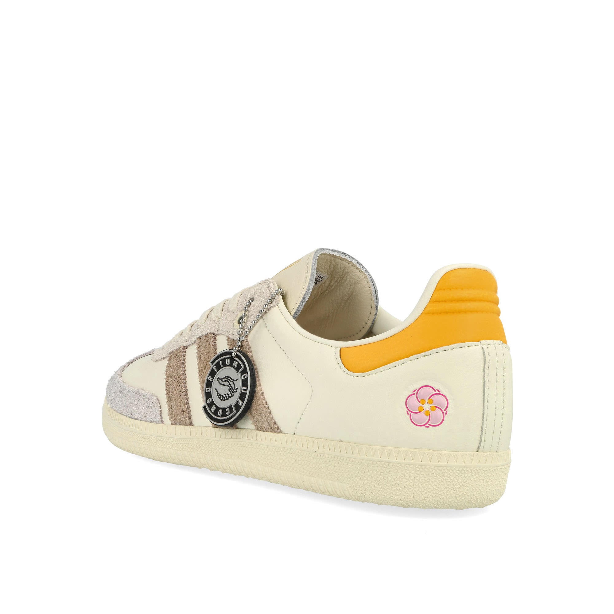 adidas Kasina x adidas Samba OWHITE / TRAKHA / GREONE Low Top Sneakers Material | Overkill