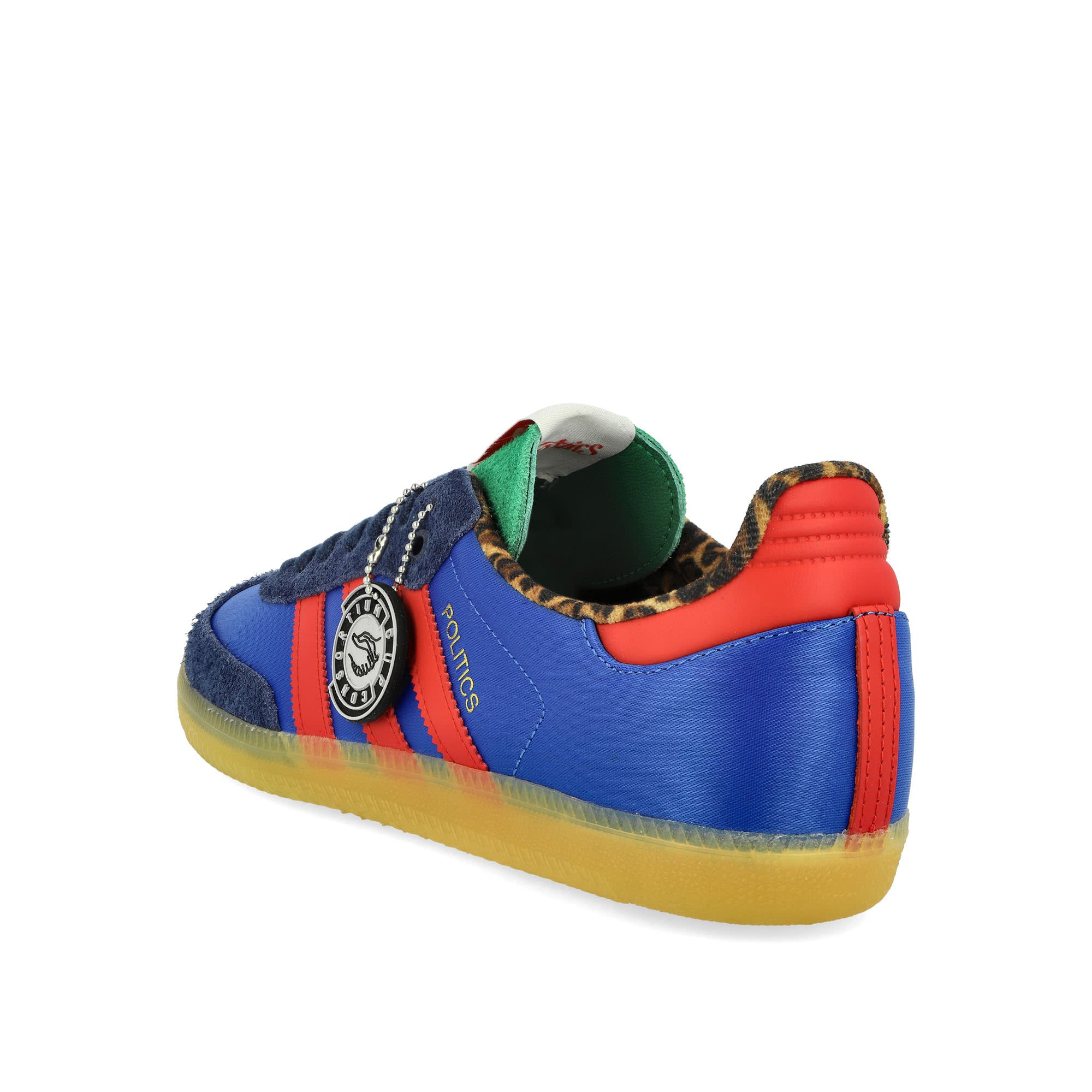 adidas Politics x adidas Samba BLUBIR / BETSCA / DSLATE Sneakers Material | Overkill