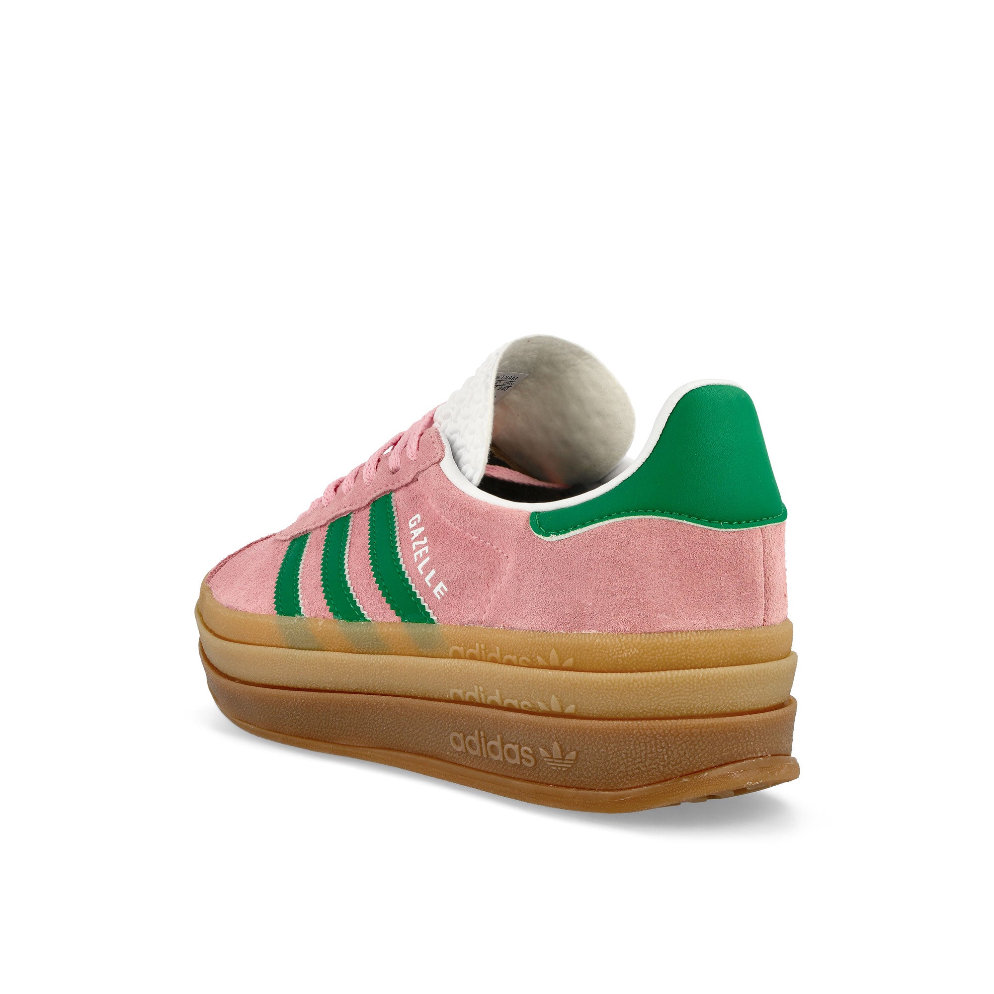 adidas Gazelle Bold W True Pink / Green / Cloud White Low Top Sneakers Material | Overkill