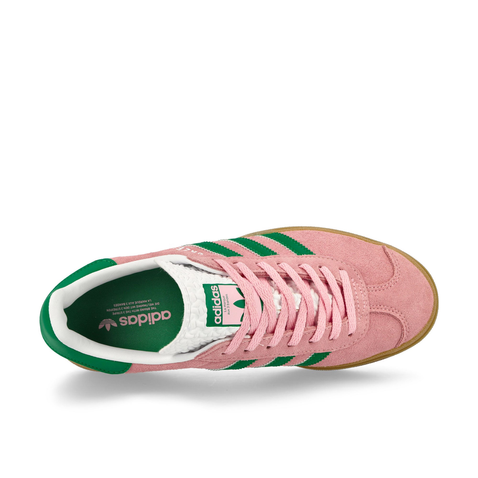 adidas Gazelle Bold W True Pink / Green / Cloud White Low Top Sneakers Detailfoto | Overkill