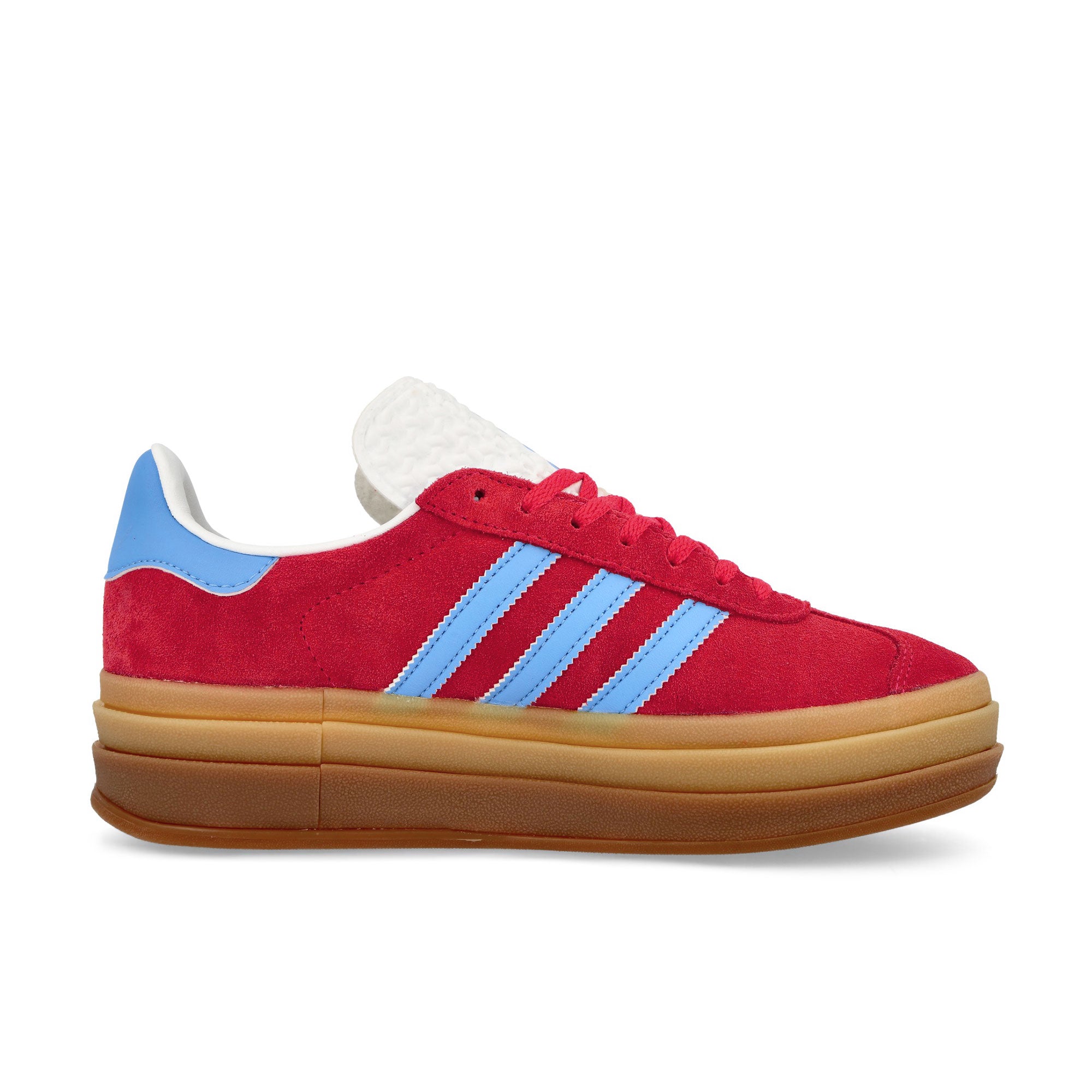 adidas Gazelle Bold W Active Pink / Semi Blue Burst / Cloud White Low Top Sneakers Silhouette | Overkill