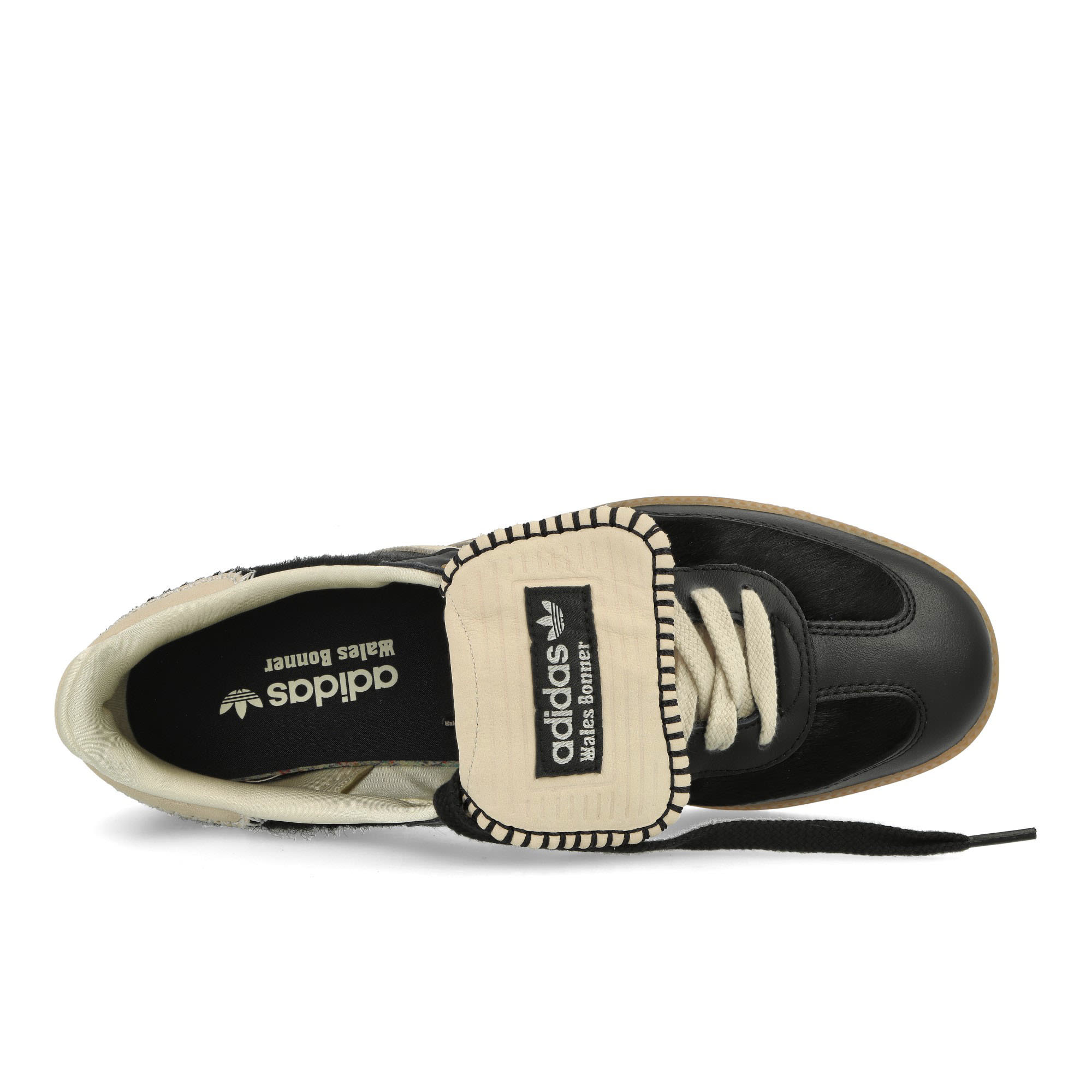 adidas Wales Bonner x adidas Pony Tonal Samba Core Black / Cream White / Cream White Sneakers Detailfoto | Overkill