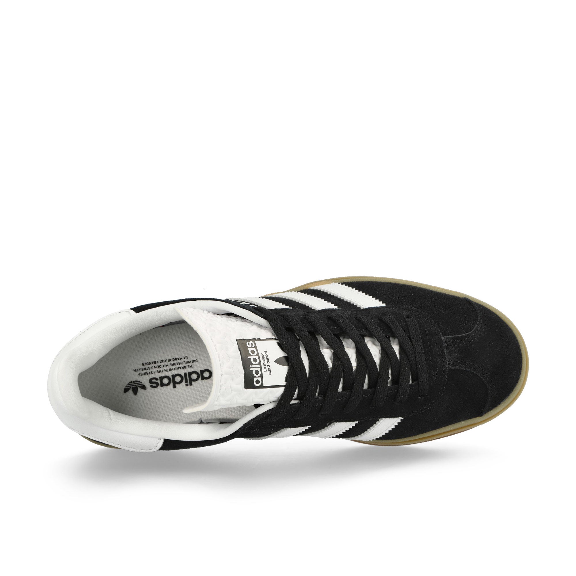 adidas Gazelle Bold W Core Black / Cloud White / Cloud White Low Top Sneakers Detailfoto | Overkill