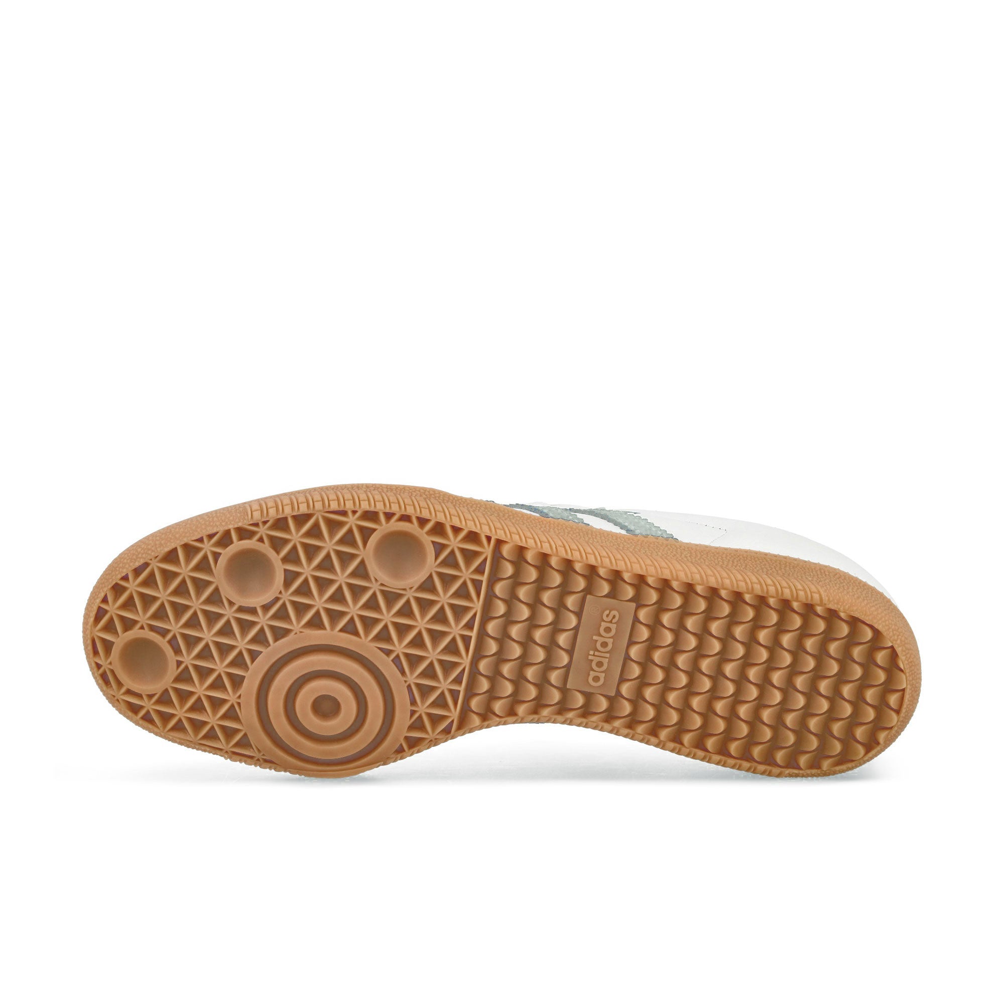 adidas Samba OG W Cloud White / Halo Blue / Off White Low Top Sneakers Detail View 1 | Overkill