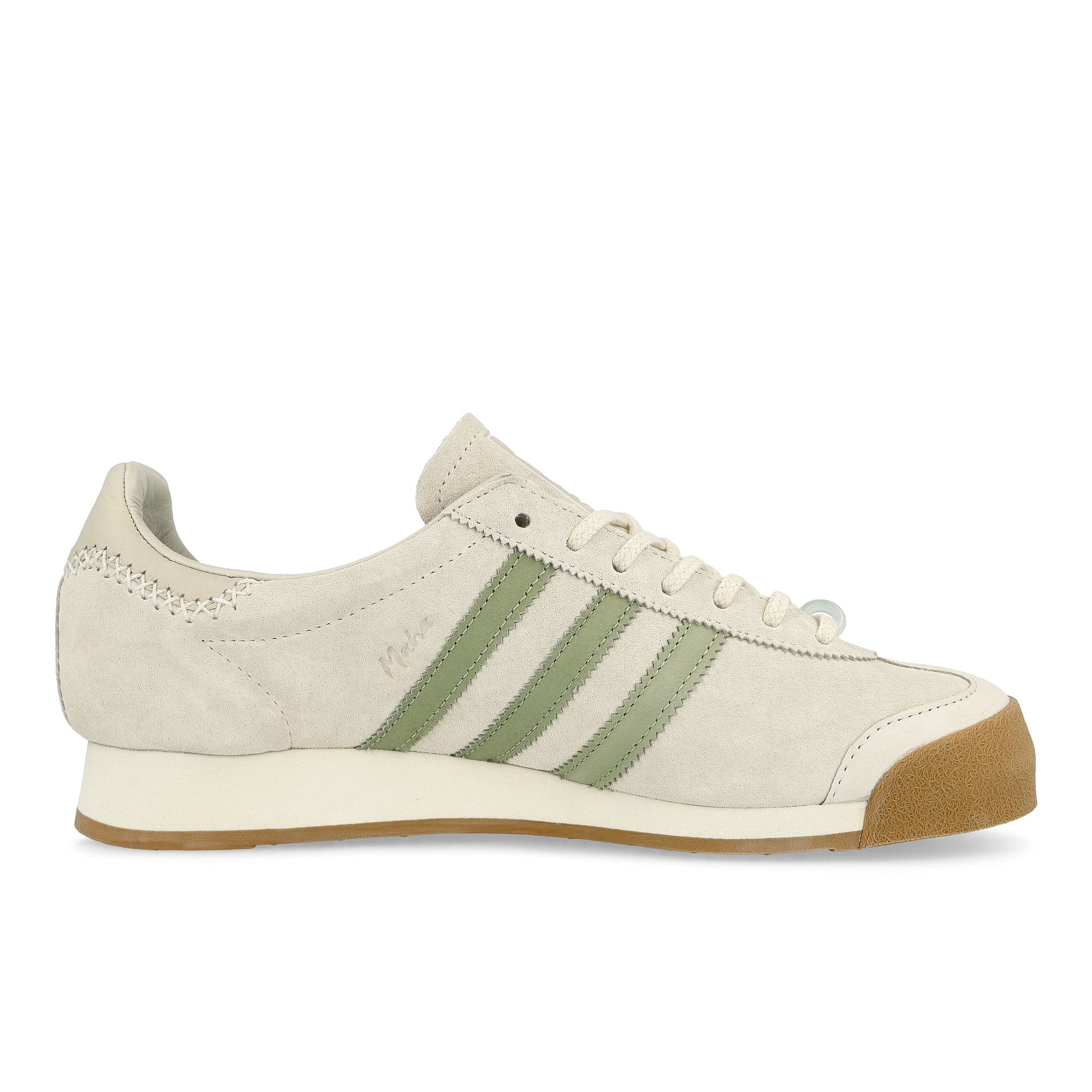 adidas Samoa Chalk White / Halo Green / Off White Low Top Sneakers Silhouette | Overkill