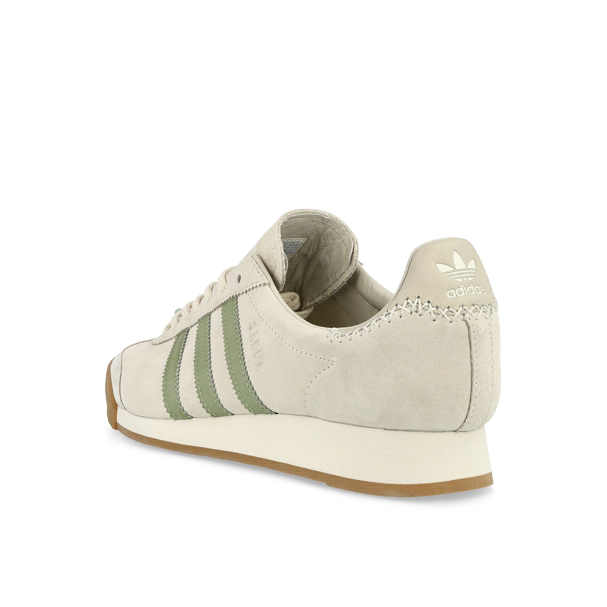 adidas Samoa Chalk White / Halo Green / Off White Low Top Sneakers Material | Overkill