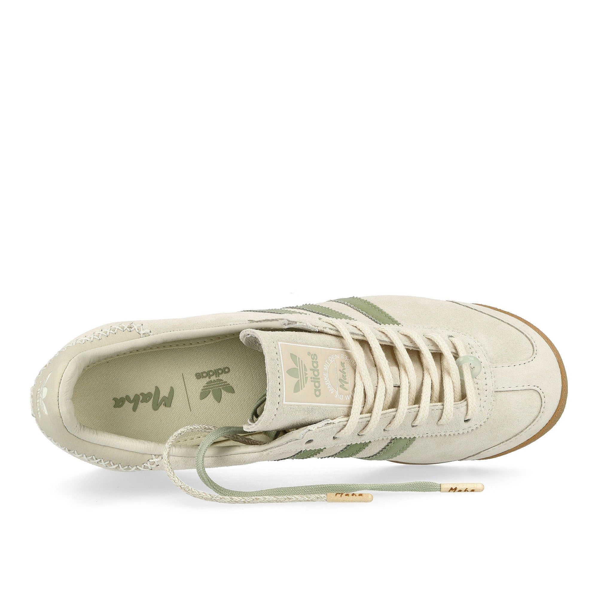 adidas Samoa Chalk White / Halo Green / Off White Low Top Sneakers Detailfoto | Overkill