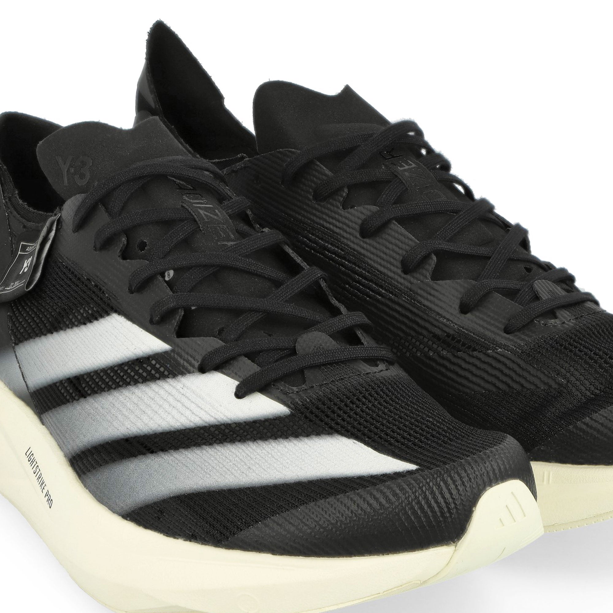 Y-3 Takumi Sen 10 Black / Black / Off White Low Top Sneakers Material | Overkill