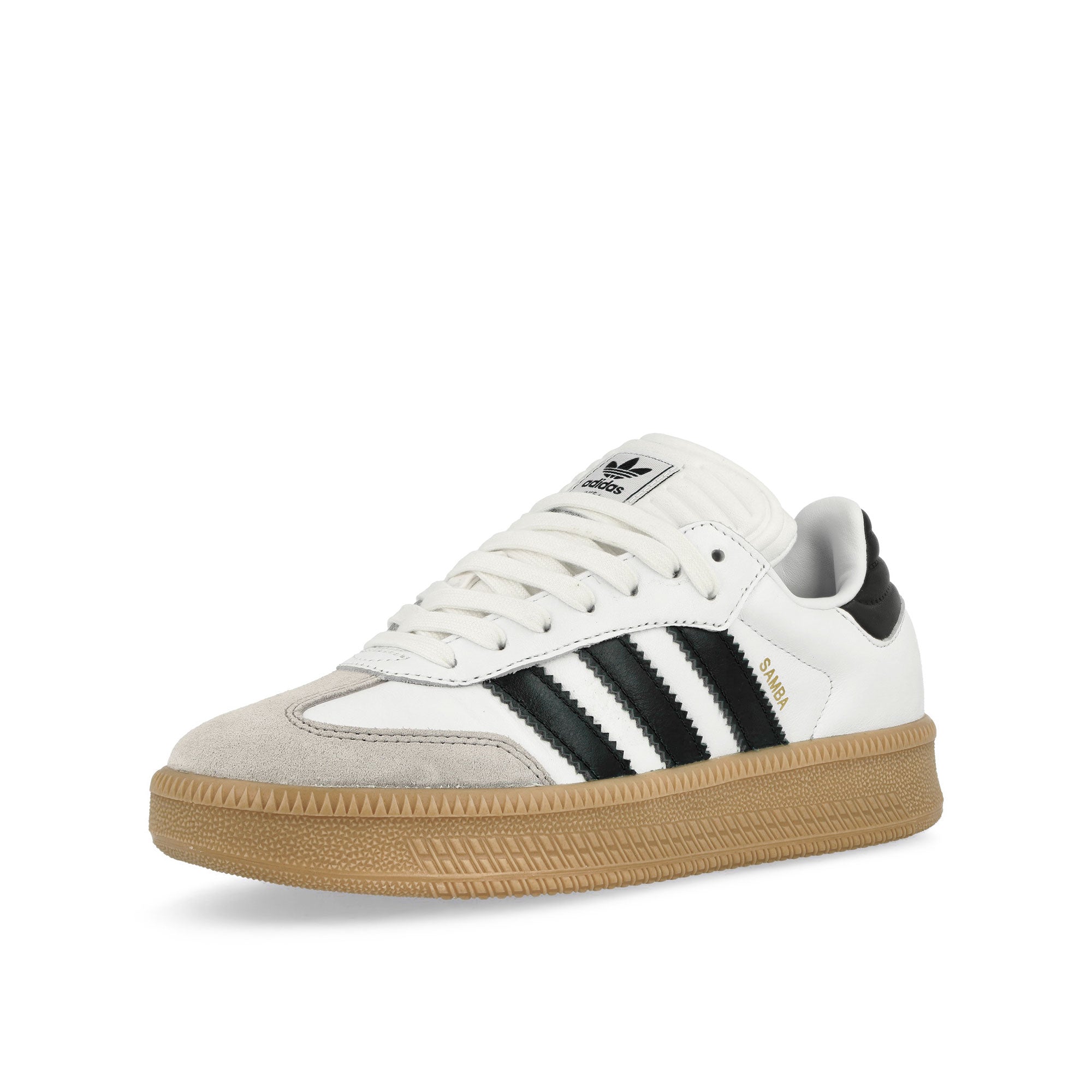 adidas Samba XLG Footwear White / Core Black / Gum 3 Low Top Sneakers Close Up | Overkill