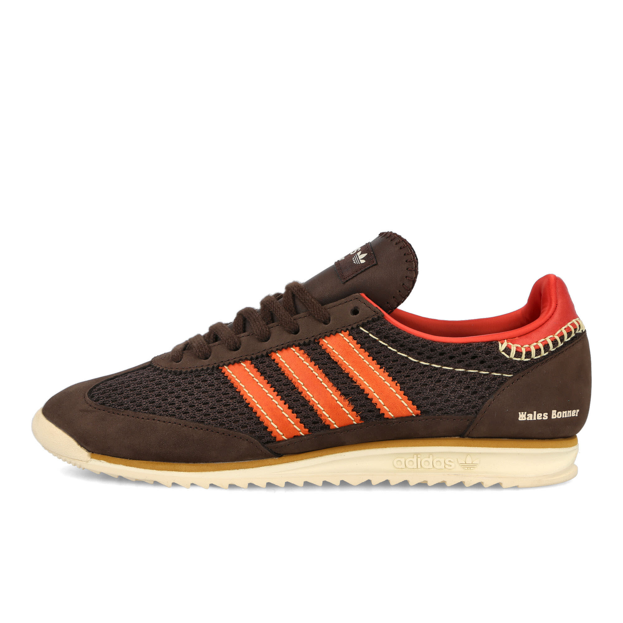 adidas Wales Bonner x adidas SL 72 Knit Dark Brown-Collegiate Orange-Chalk White Sweatshirts IE1664 | Overkill