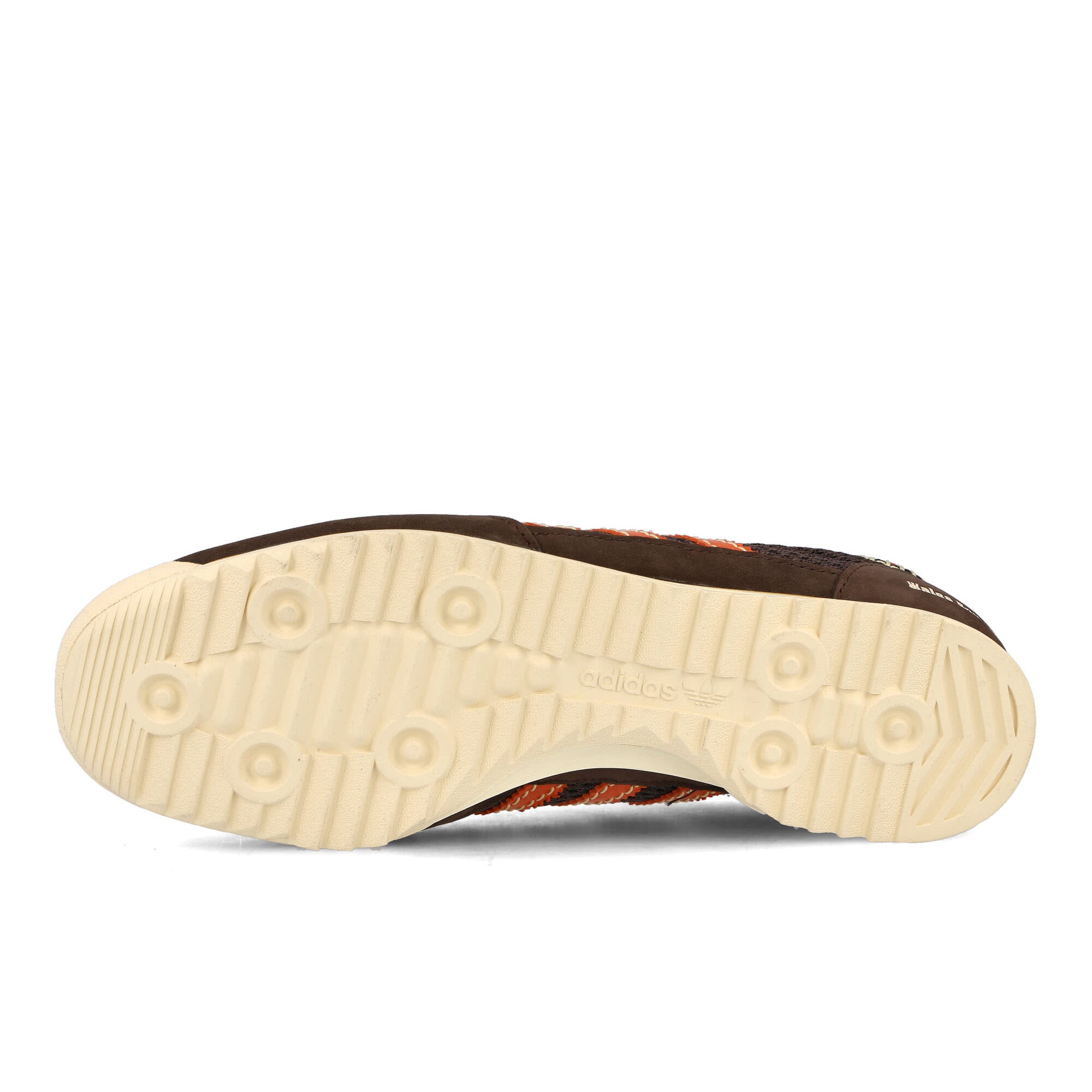 adidas Wales Bonner x adidas SL 72 Knit Dark Brown-Collegiate Orange-Chalk White Sweatshirts Detail view 2 | Overkill