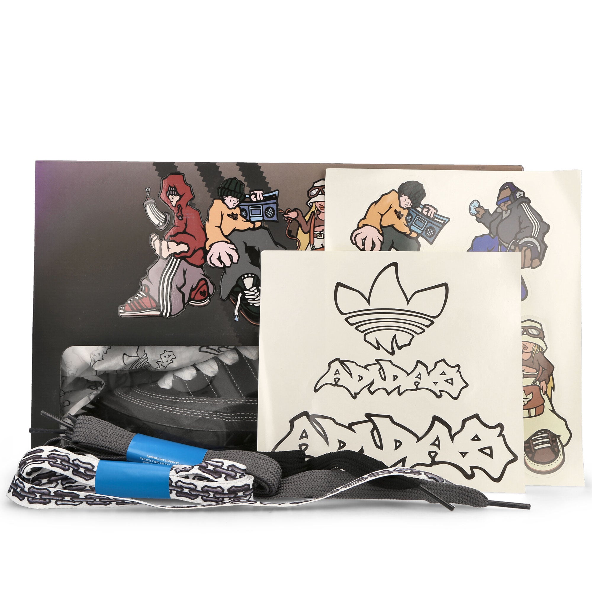 adidas YNuK x adidas Adimatic Mid Grey Five-Core Black-Off White Sneakers Detail View 2 | Overkill