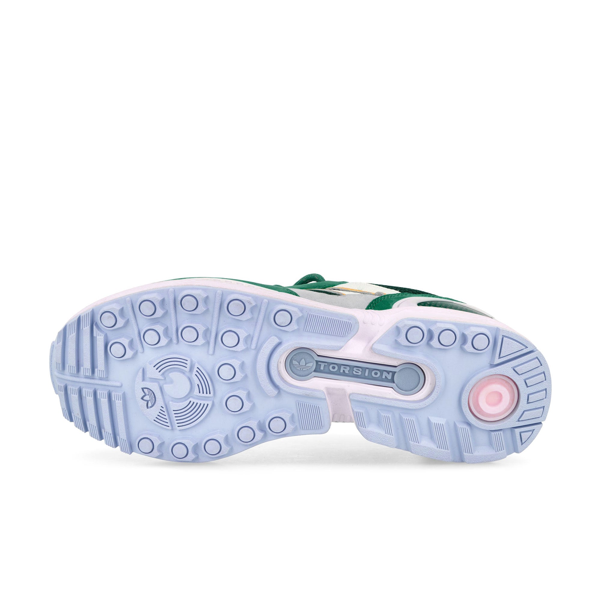 adidas ZX 8000 W Collegiate Green / Semi Court Green / Almost Pink Low Top Sneakers Close Up | Overkill