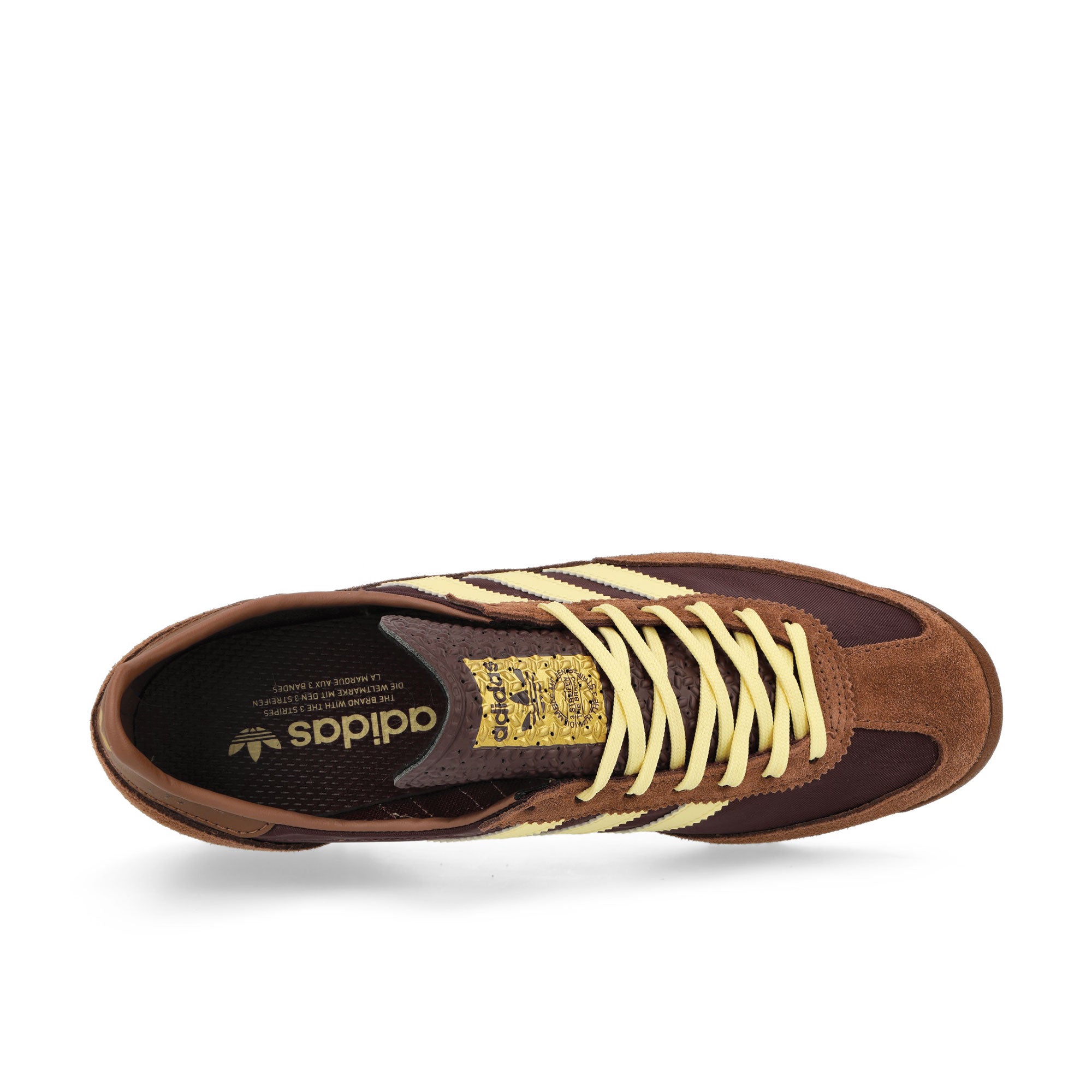 adidas SL 72 OG W Maroon / Almost Yelloe / Preloved Brown Low Top Sneakers Detailfoto | Overkill