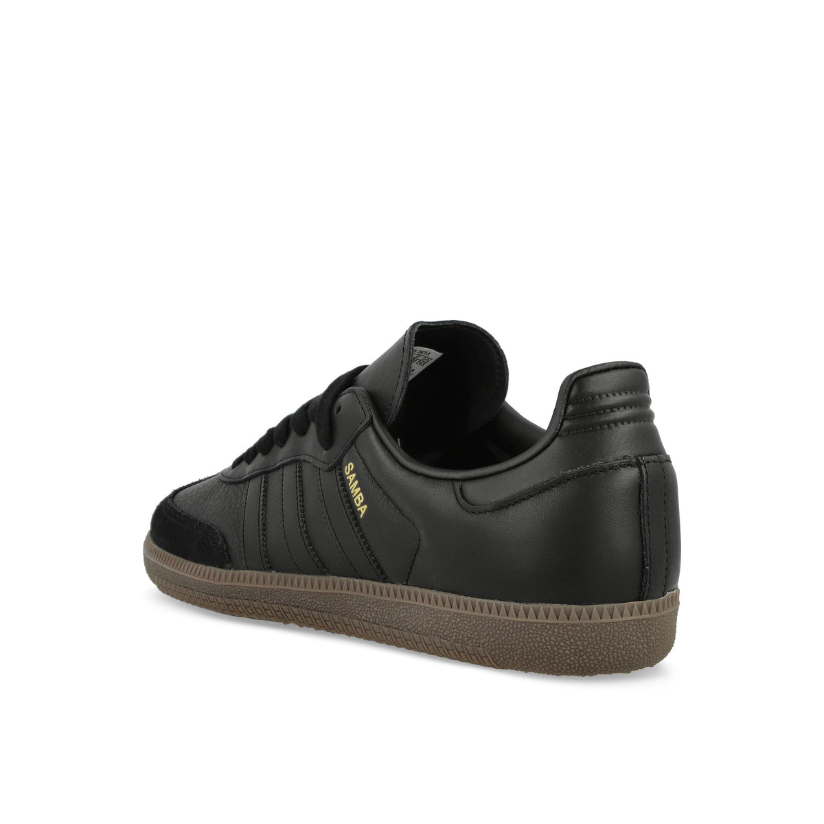 adidas Samba OG Core Black / Core Black / Gum Low Top Sneakers Material | Overkill