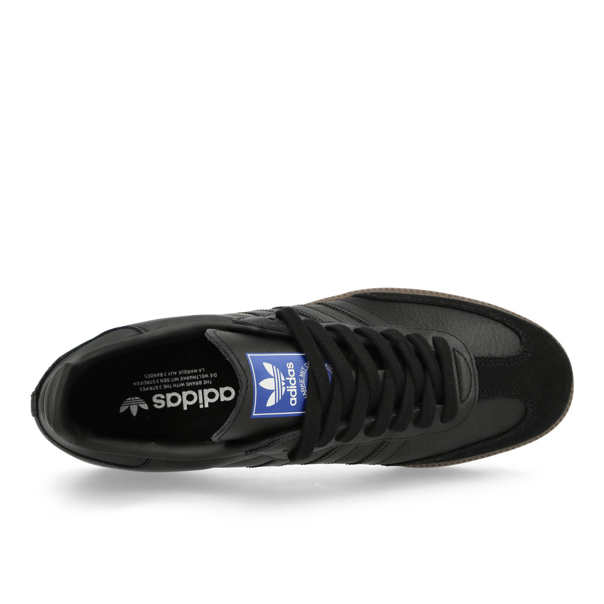 adidas Samba OG Core Black / Core Black / Gum Low Top Sneakers Detailfoto | Overkill