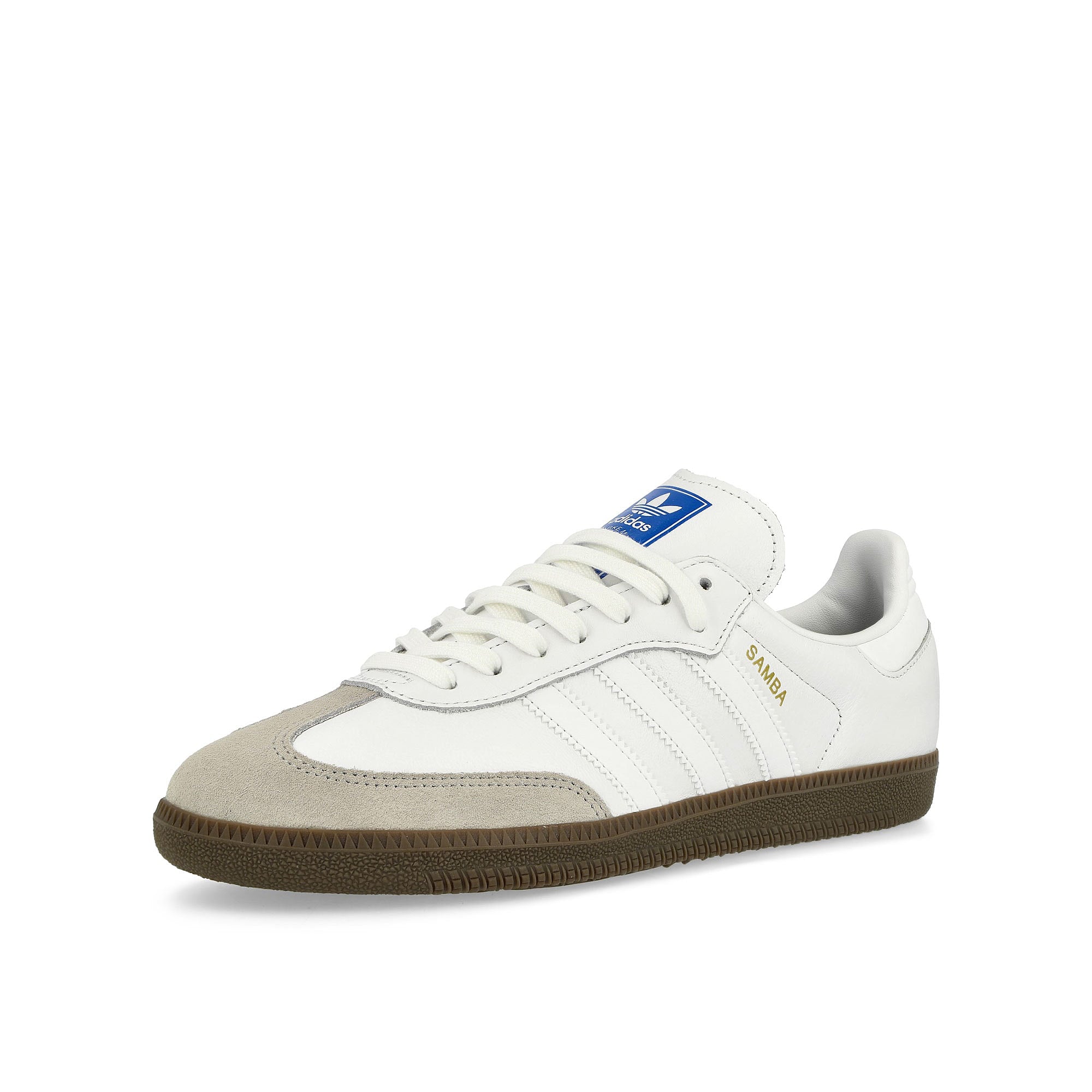 adidas Samba OG Cloud White / Cloud White / Gum Low Top Sneakers Close Up | Overkill