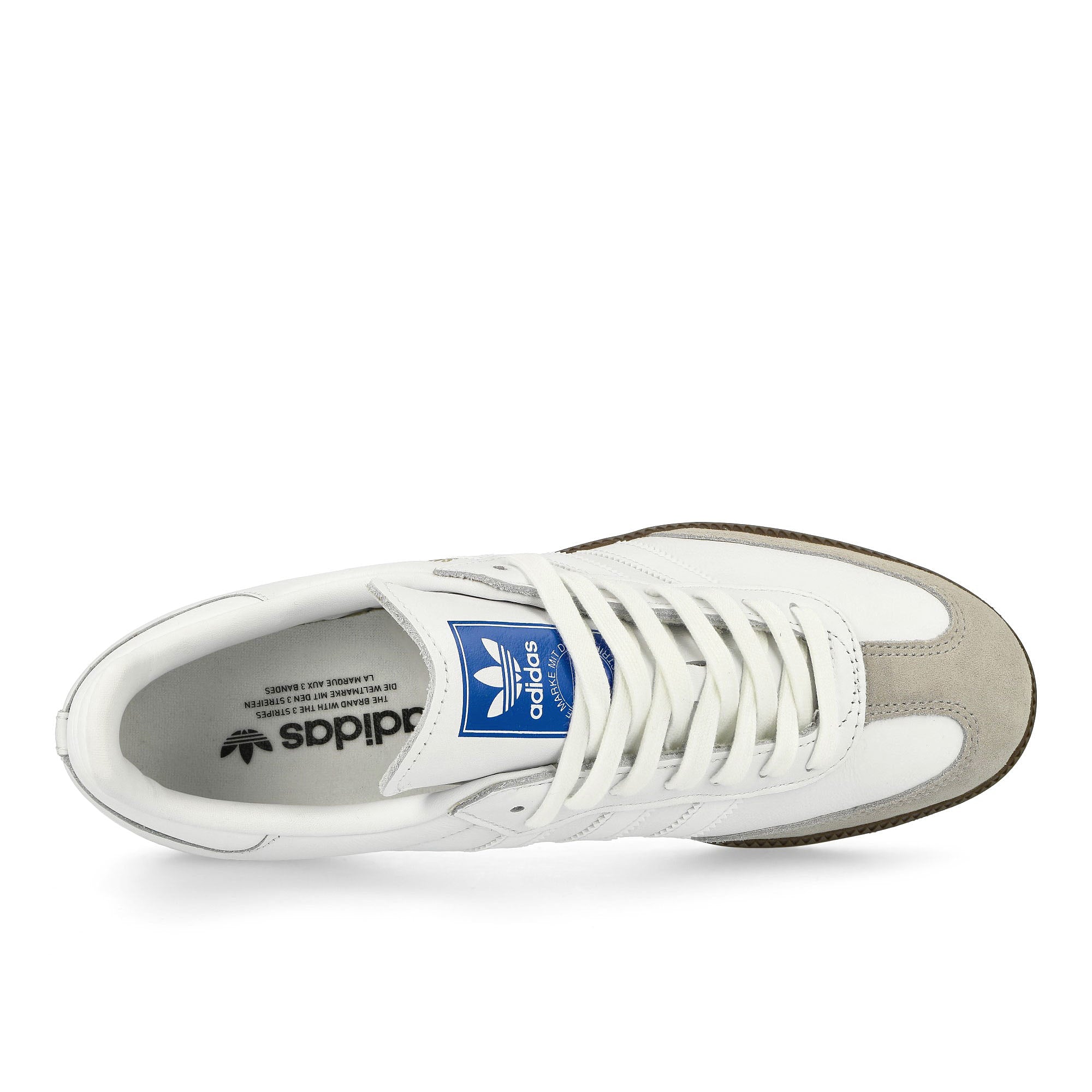 adidas Samba OG Cloud White / Cloud White / Gum Low Top Sneakers Detailfoto | Overkill