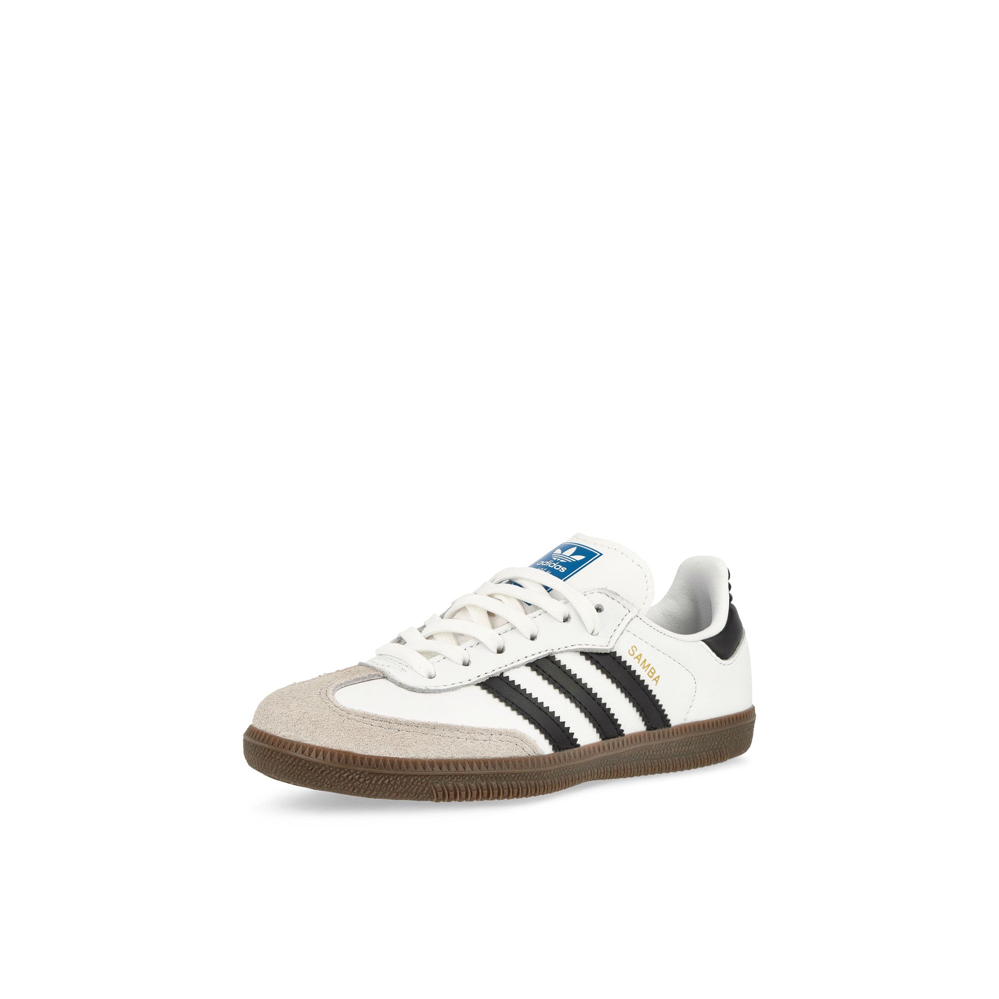 adidas Samba OG C Footwear White / Core Black / Gum 5 Low Top Sneakers Close Up | Overkill