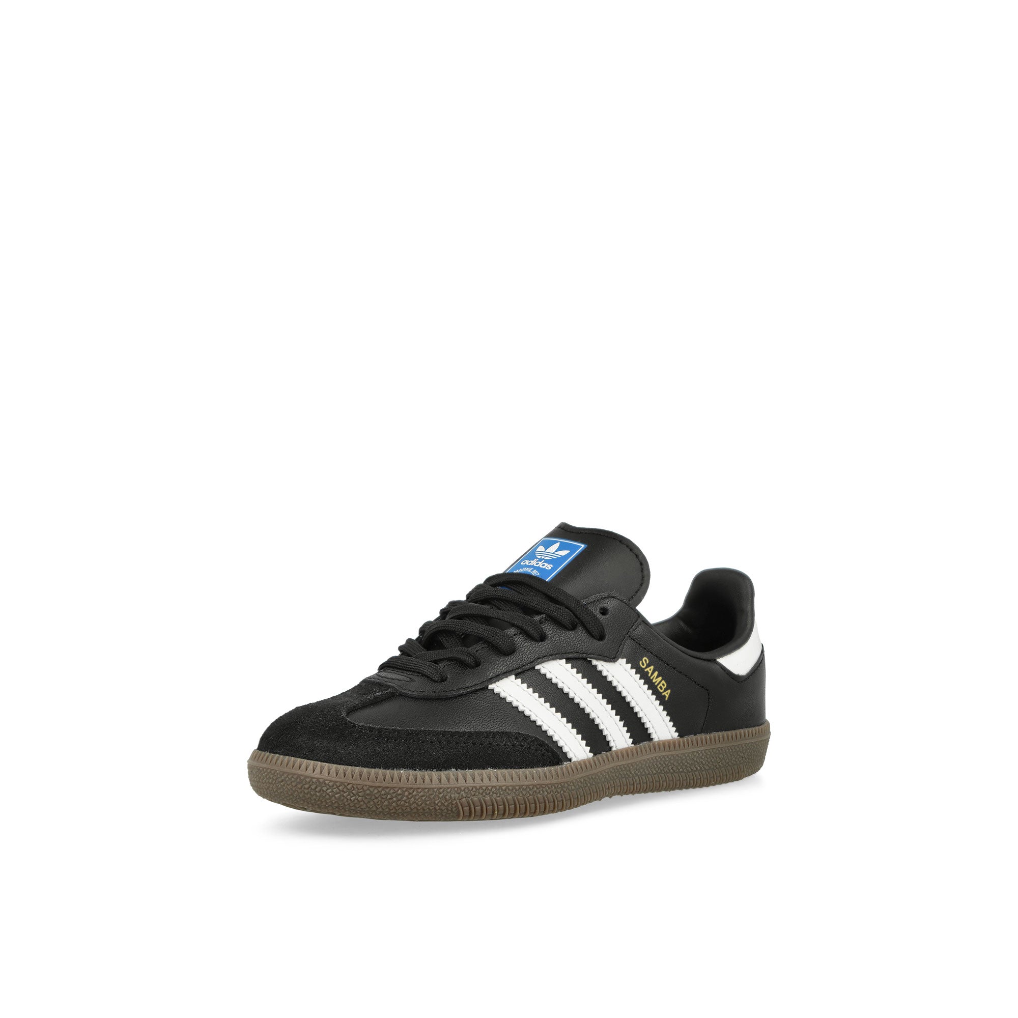 adidas Samba OG C Core Black / Footwear White / Gum 5 Low Top Sneakers Close Up | Overkill