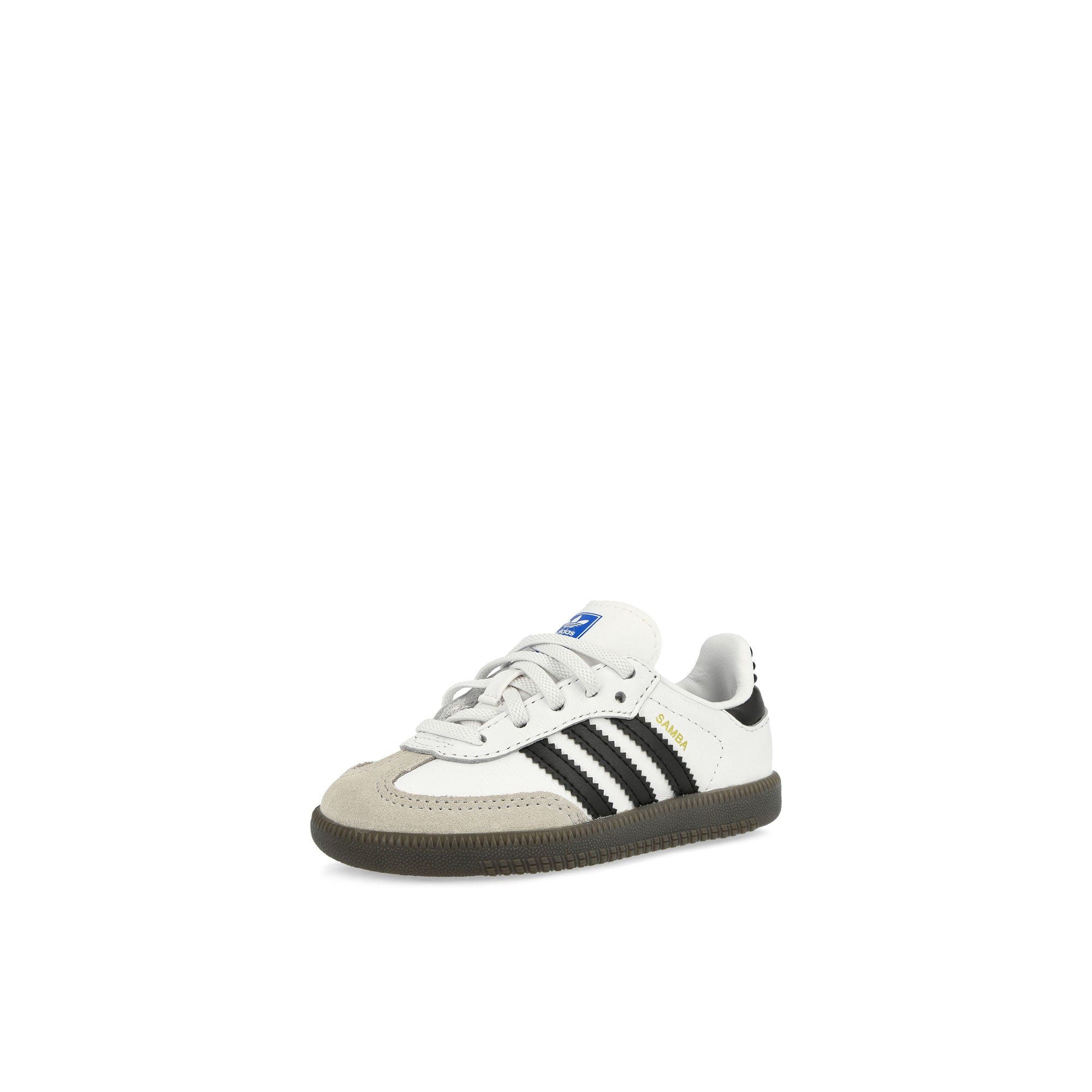 adidas Samba OG EL Infants Footwear White / Core Black / Gum Low Top Sneakers Close Up | Overkill